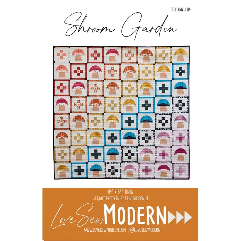 Shroom Garden Quilt Pattern