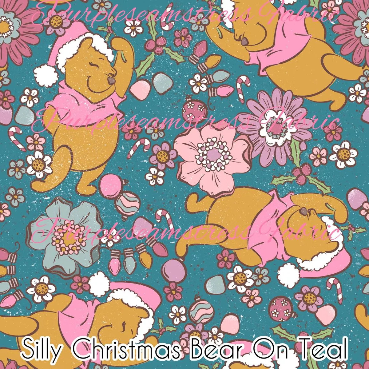 Silly Christmas Bear on TealFab…