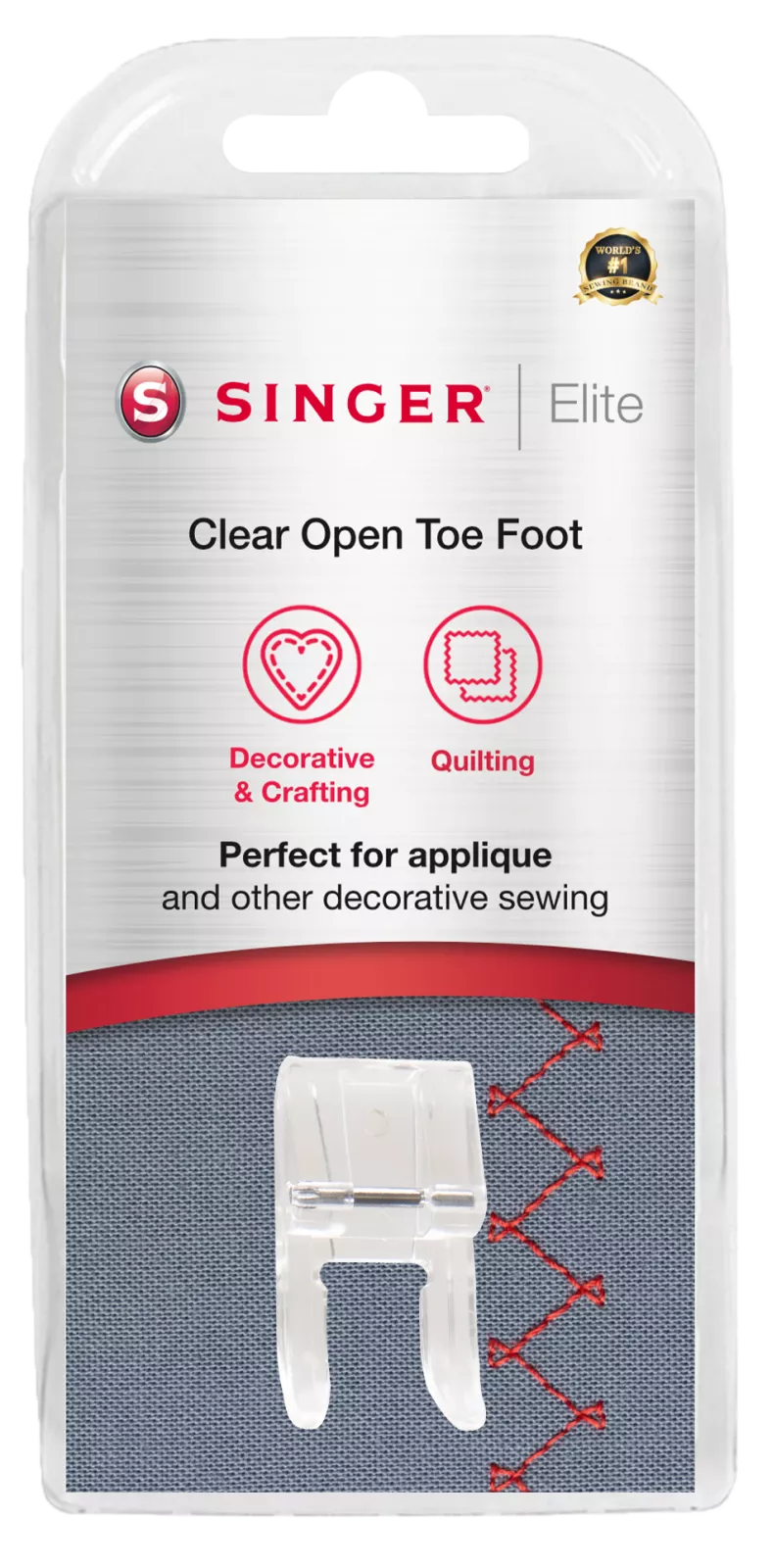 Singer Clear Open Toe Foot