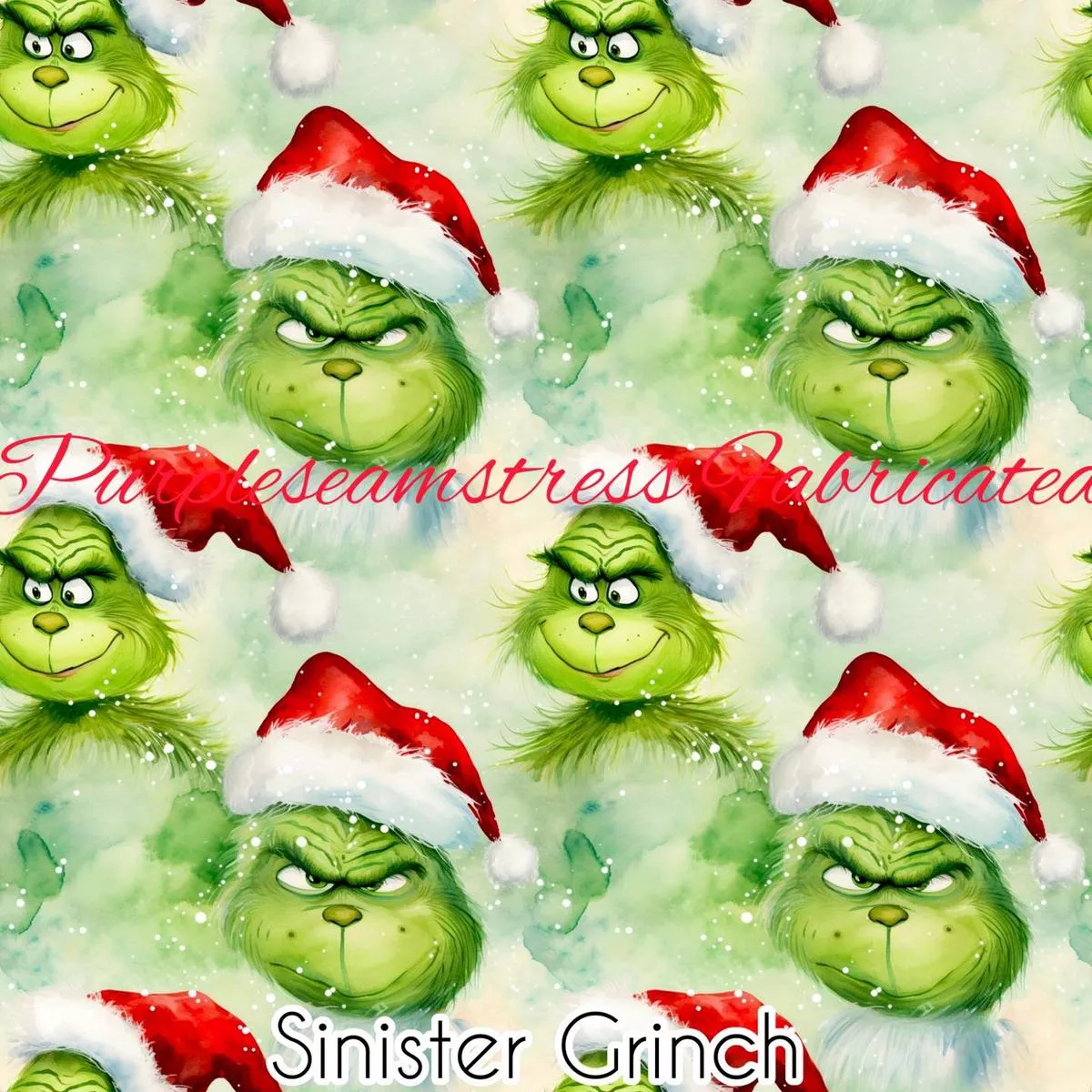 Sinister GrinchFabric