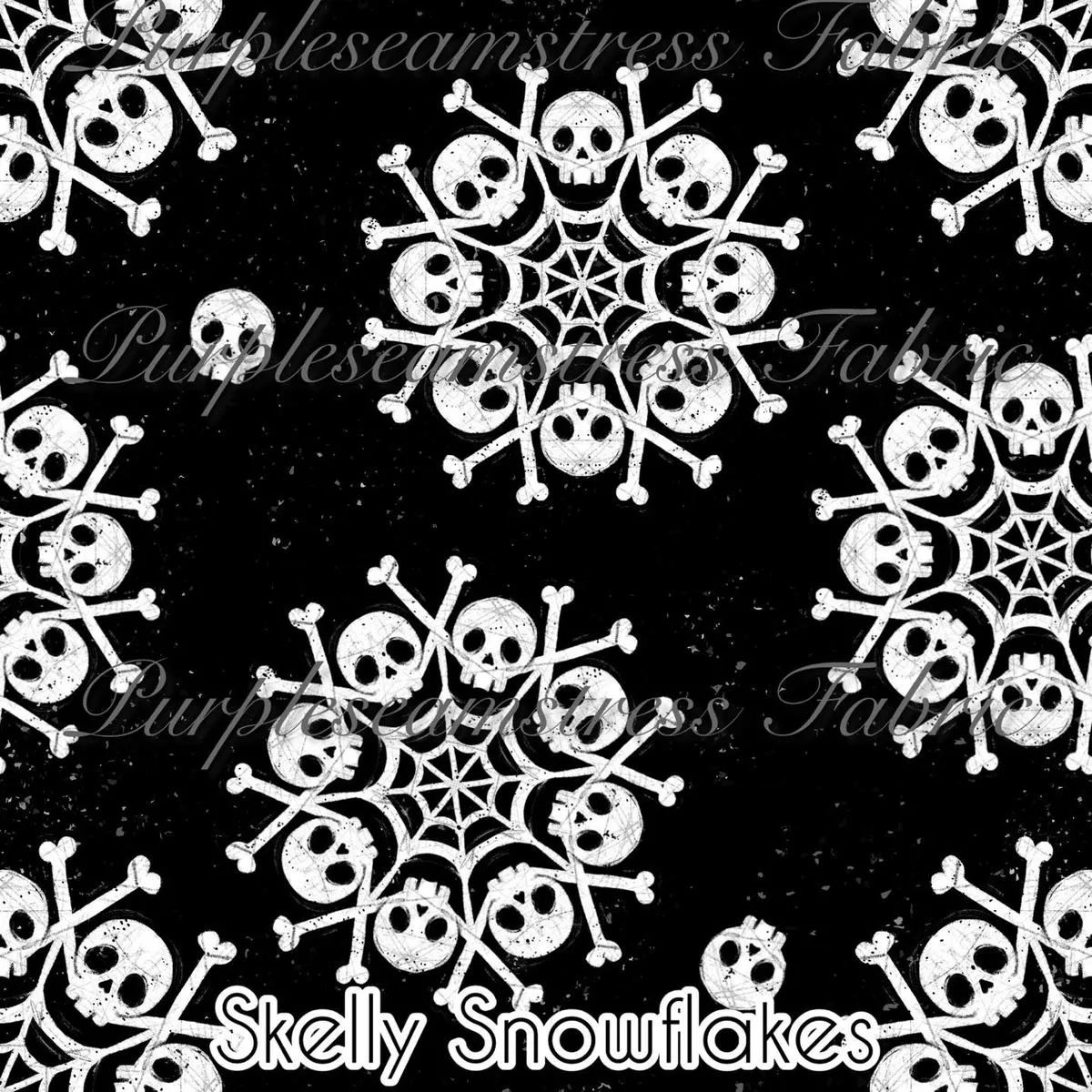 Skully SnowflakesFabric