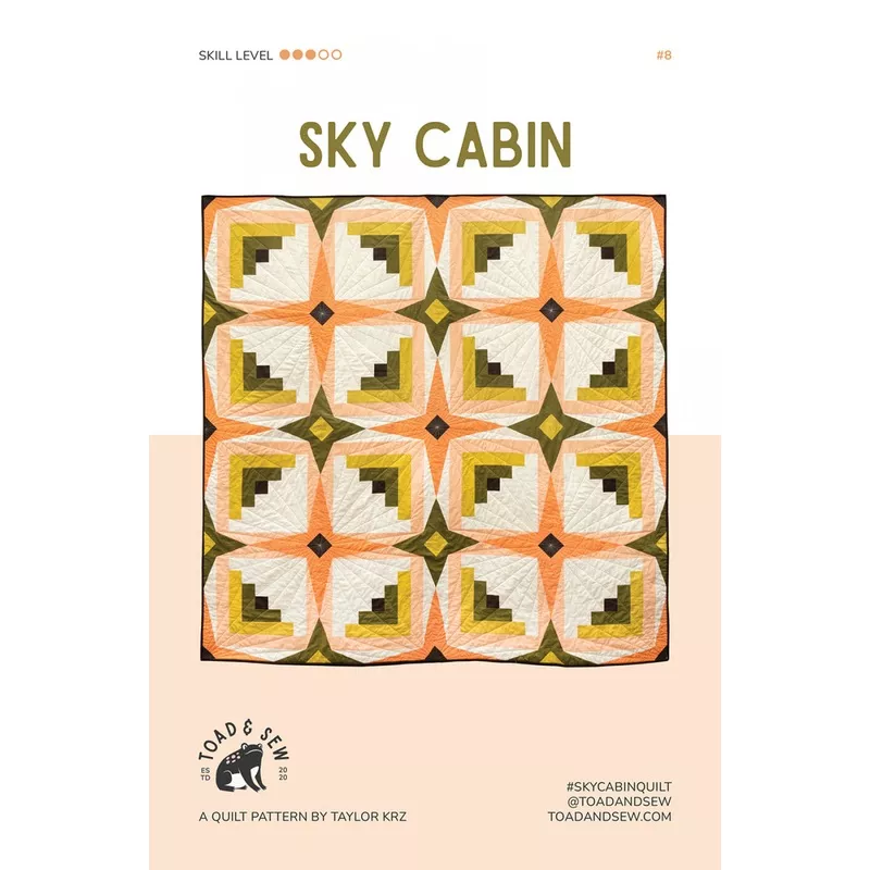 Sky Cabin Quilt Pattern by Toad & Sew