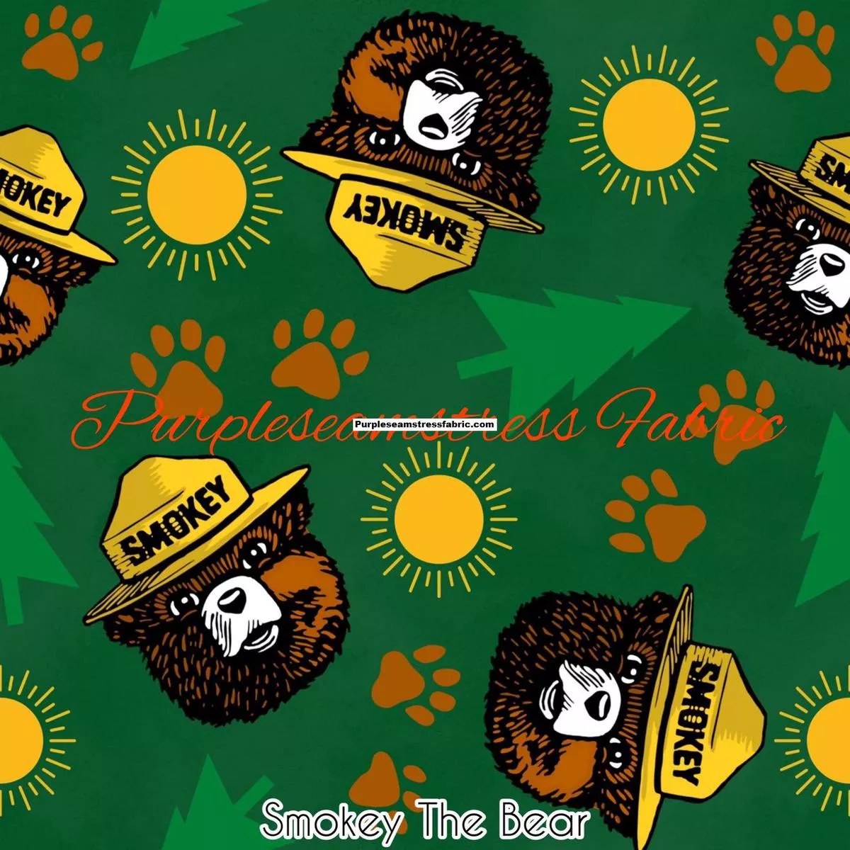 Smokey the BearFabric