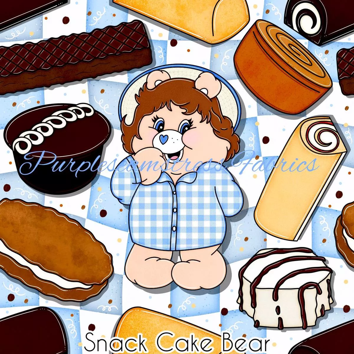 Snack Cake BearFabric