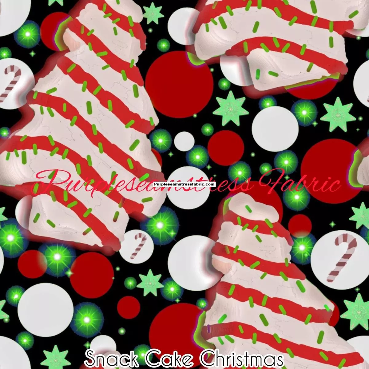 Snack Cake ChristmasFabric