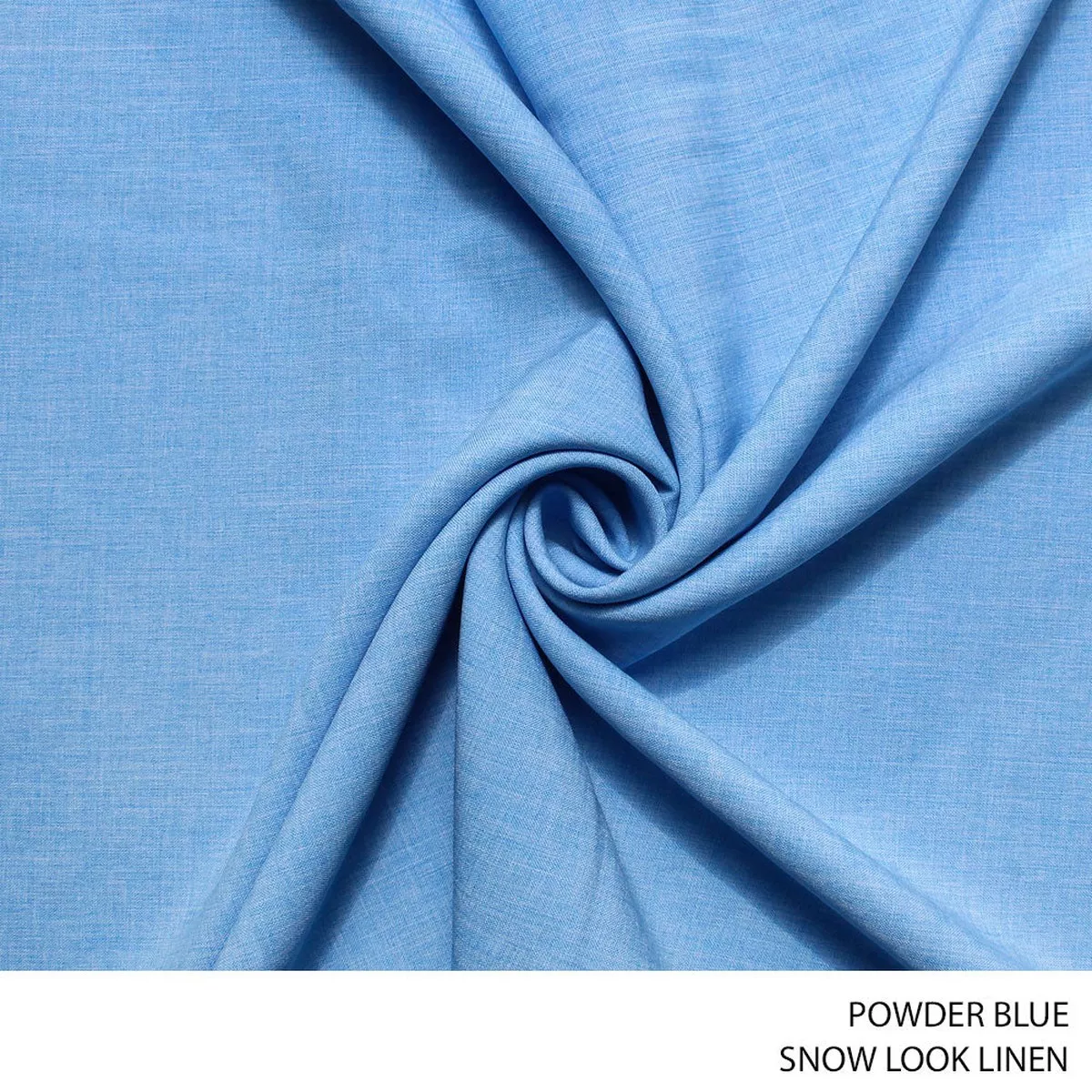SNOW LOOK POLYESTER 150CM POWDER BLUE