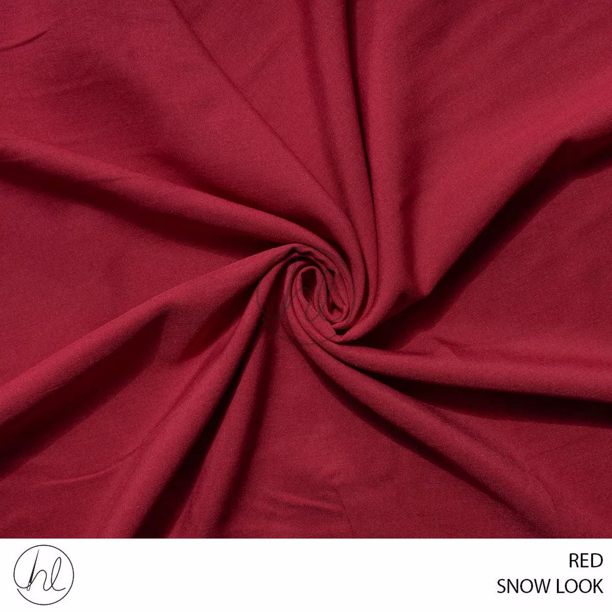 Snow Look Polyester Red Roll 001