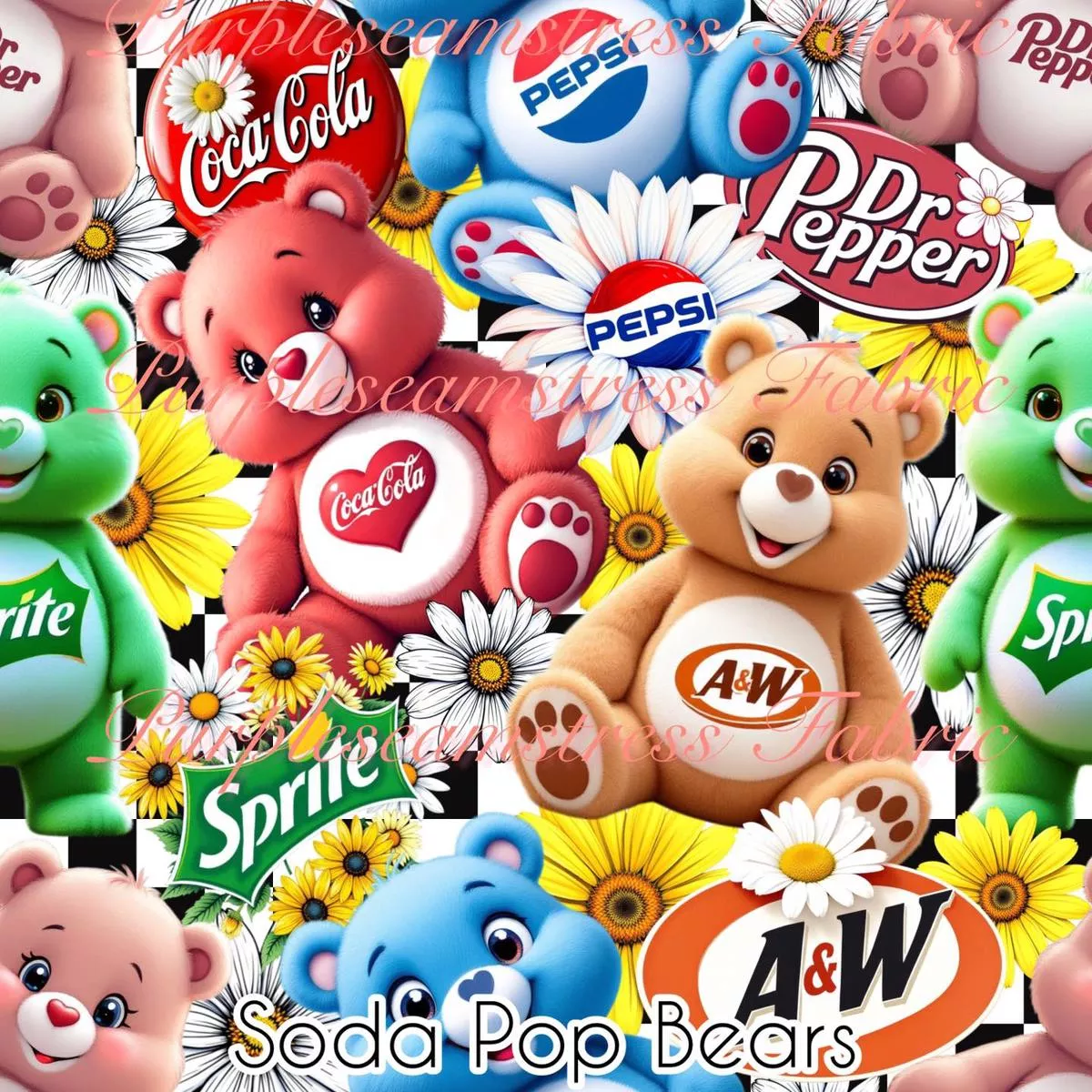Soda Pop BearsFabric