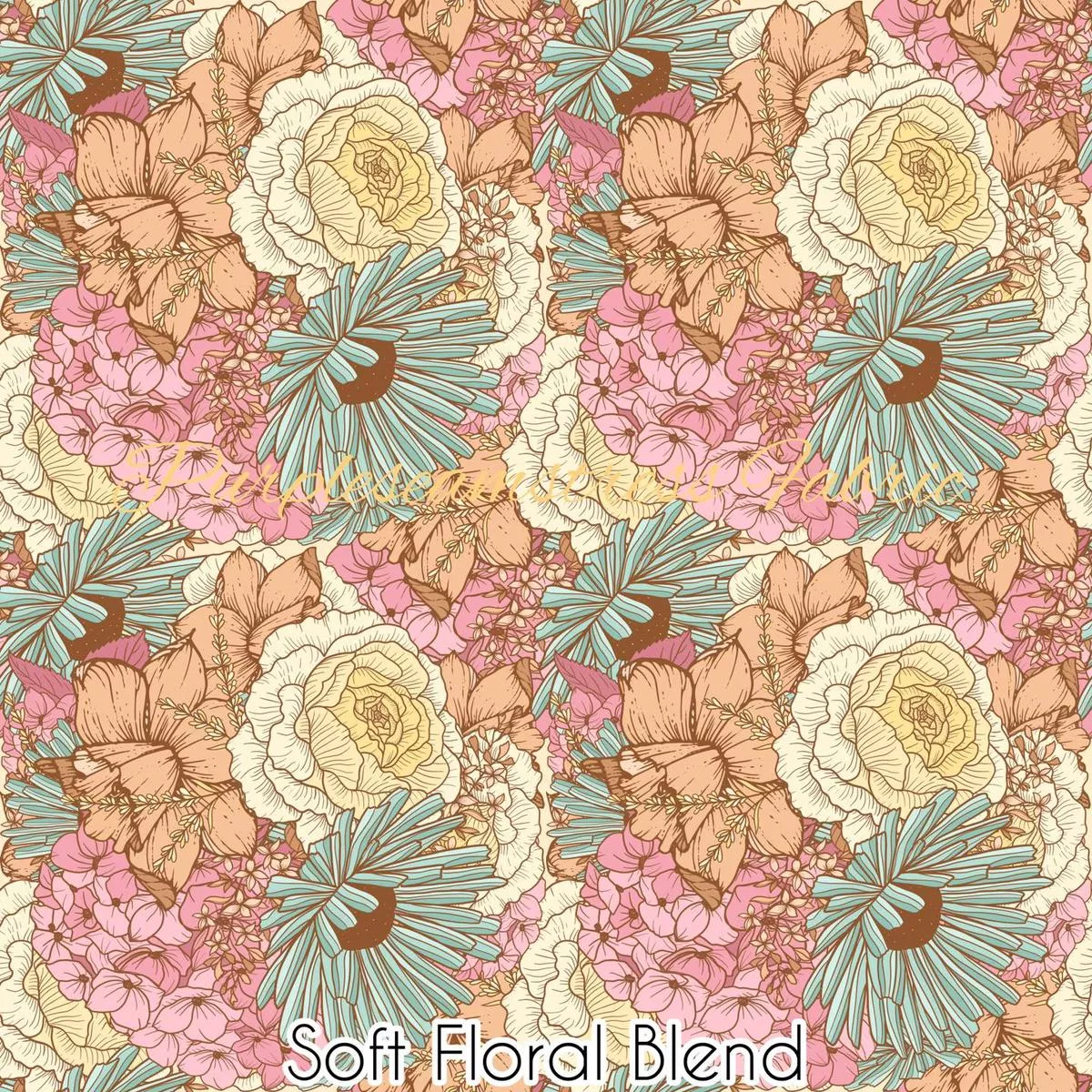 Soft Floral BlendFabric