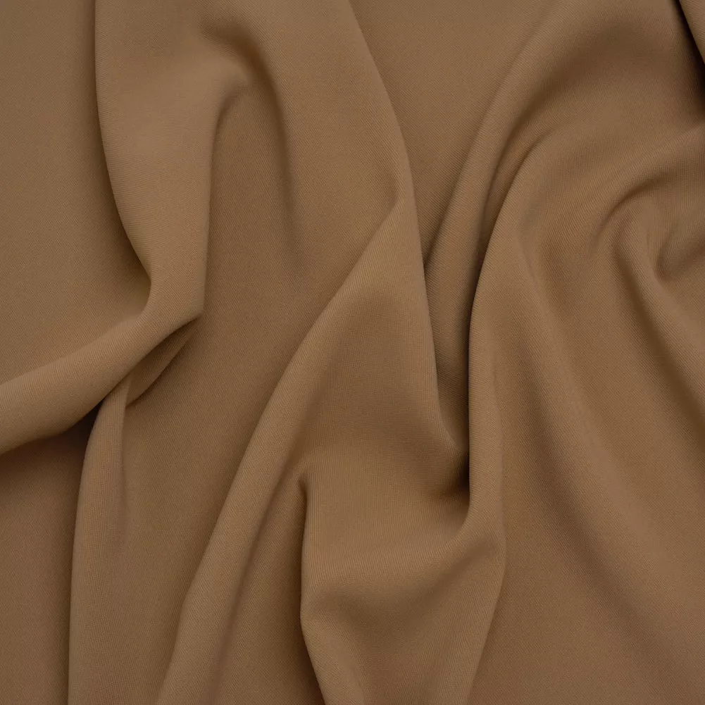 Soft Lightweight Polyester Gabardine – Tan – Stefanie Collection