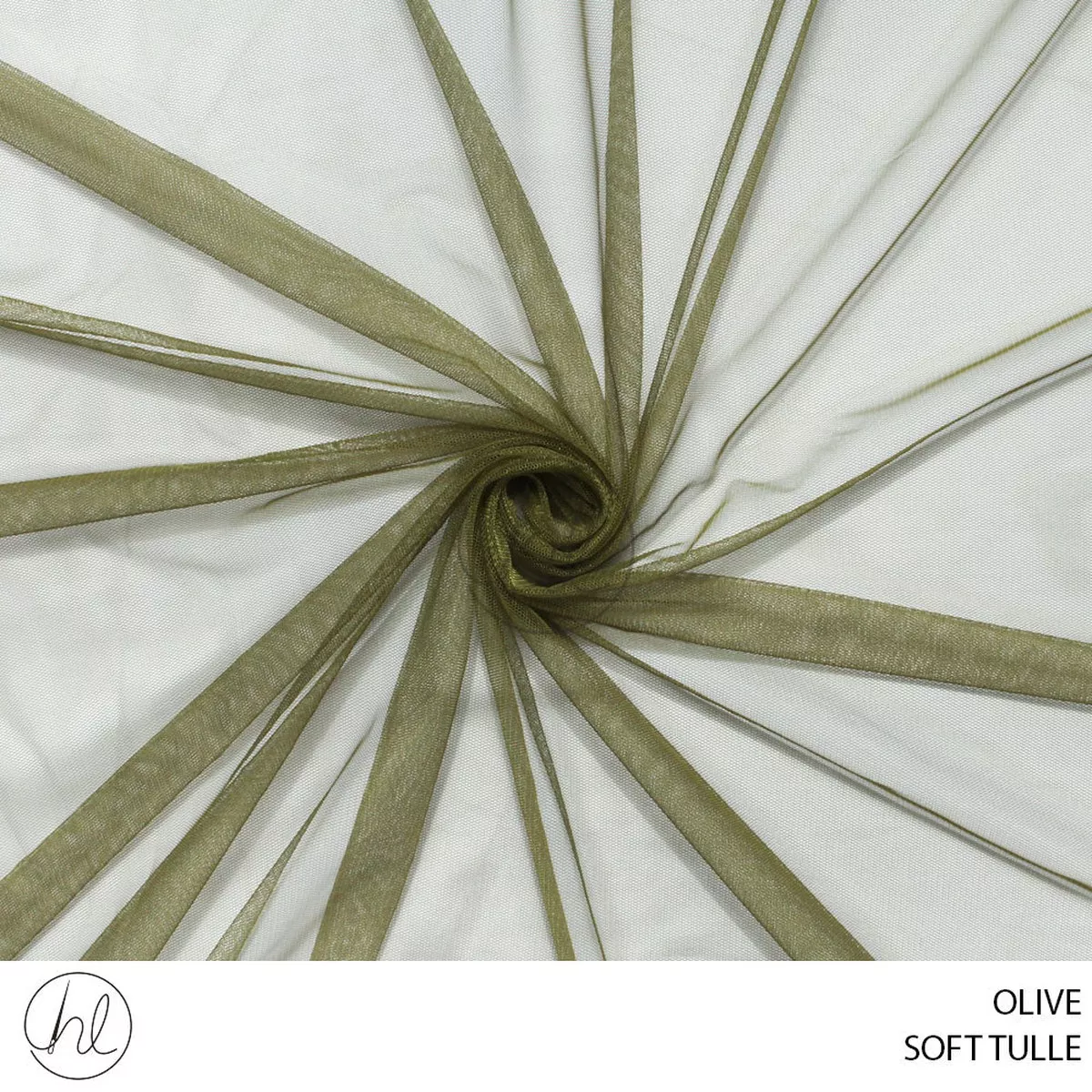 SOFT TULLE (51) OLIVE (150CM) PER M