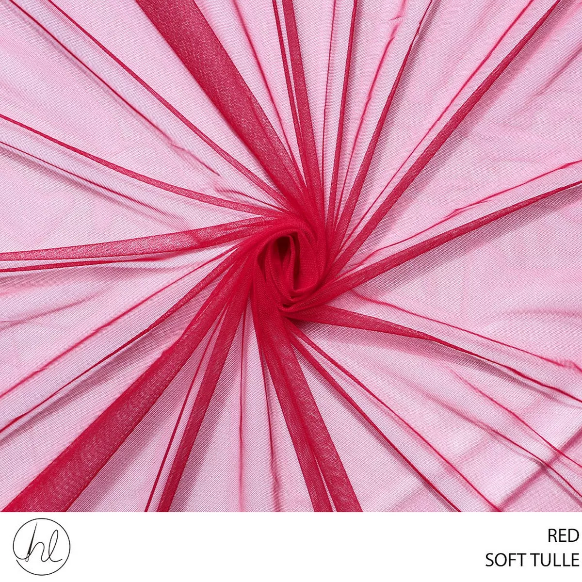 Soft Tulle 53 Red 150cm Per M