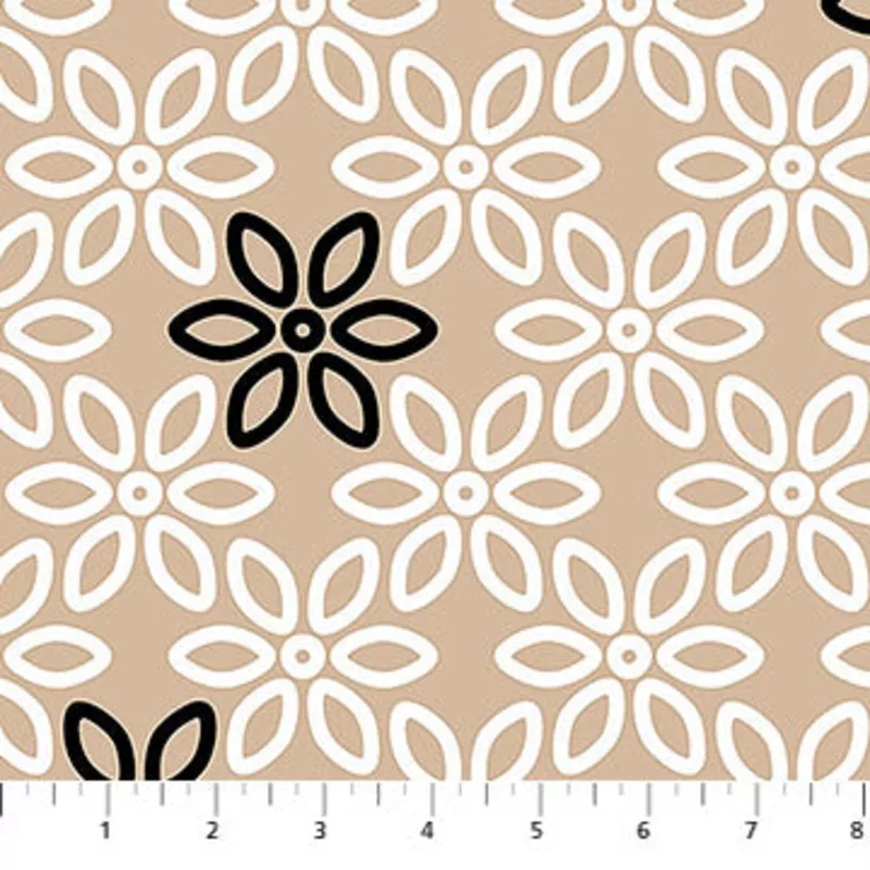 Soho – Flowers on Beige