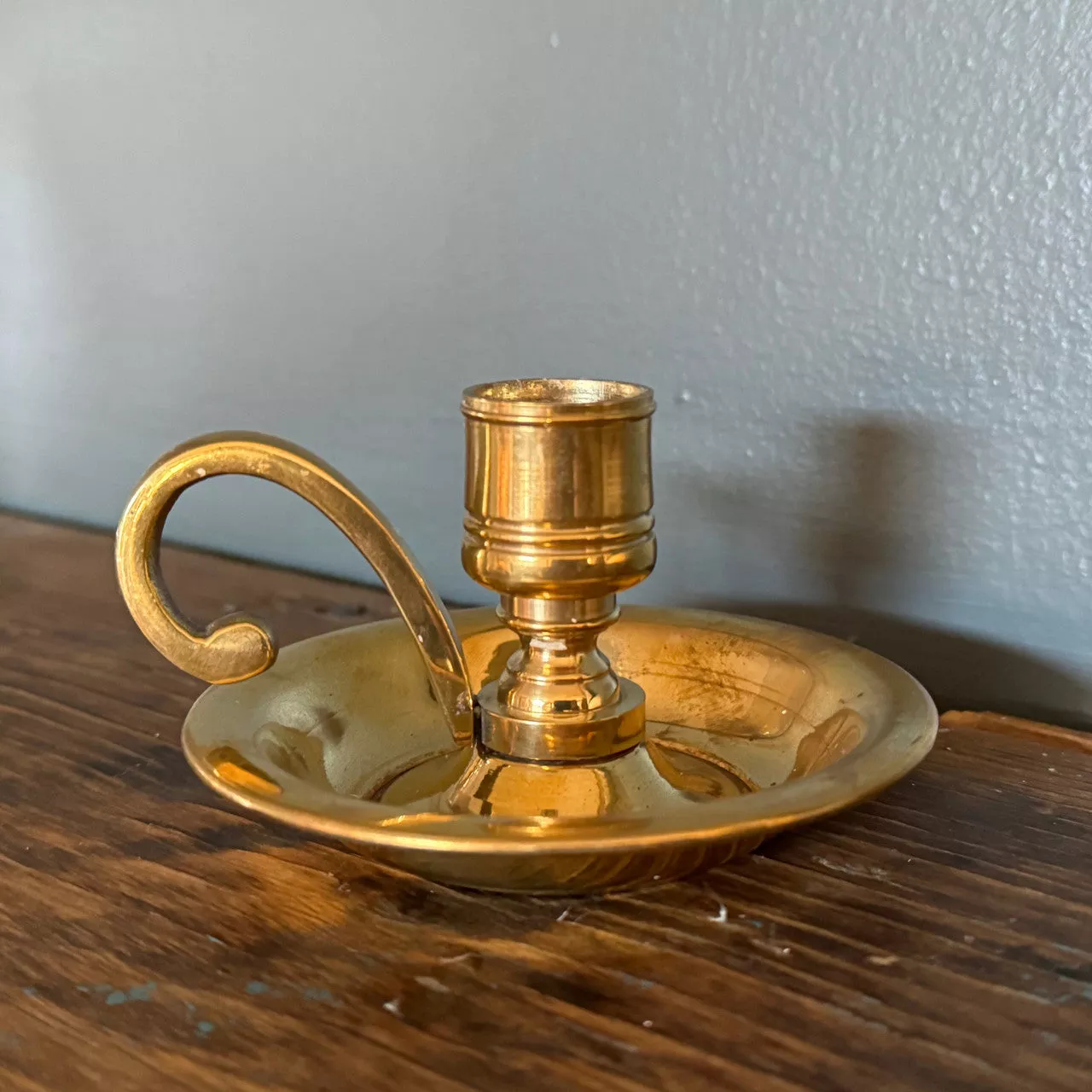 Solid Brass Chamberstick