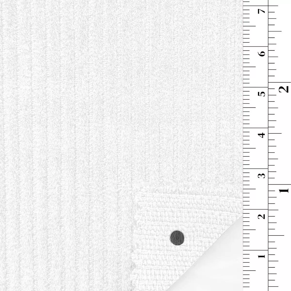 Solid Combed Cotton Standard Corduroy B005305 – White 13969