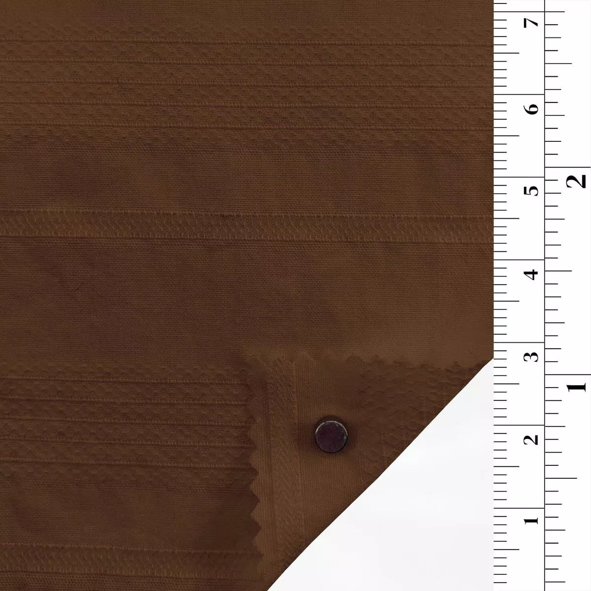 Solid Cotton Dobby Jacquard A012312 – Brown 4214