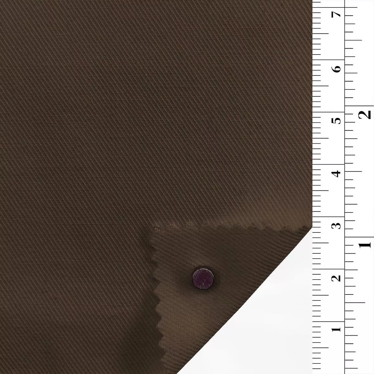 Solid Cotton Lyocell Twill A012313 – Brown 4283