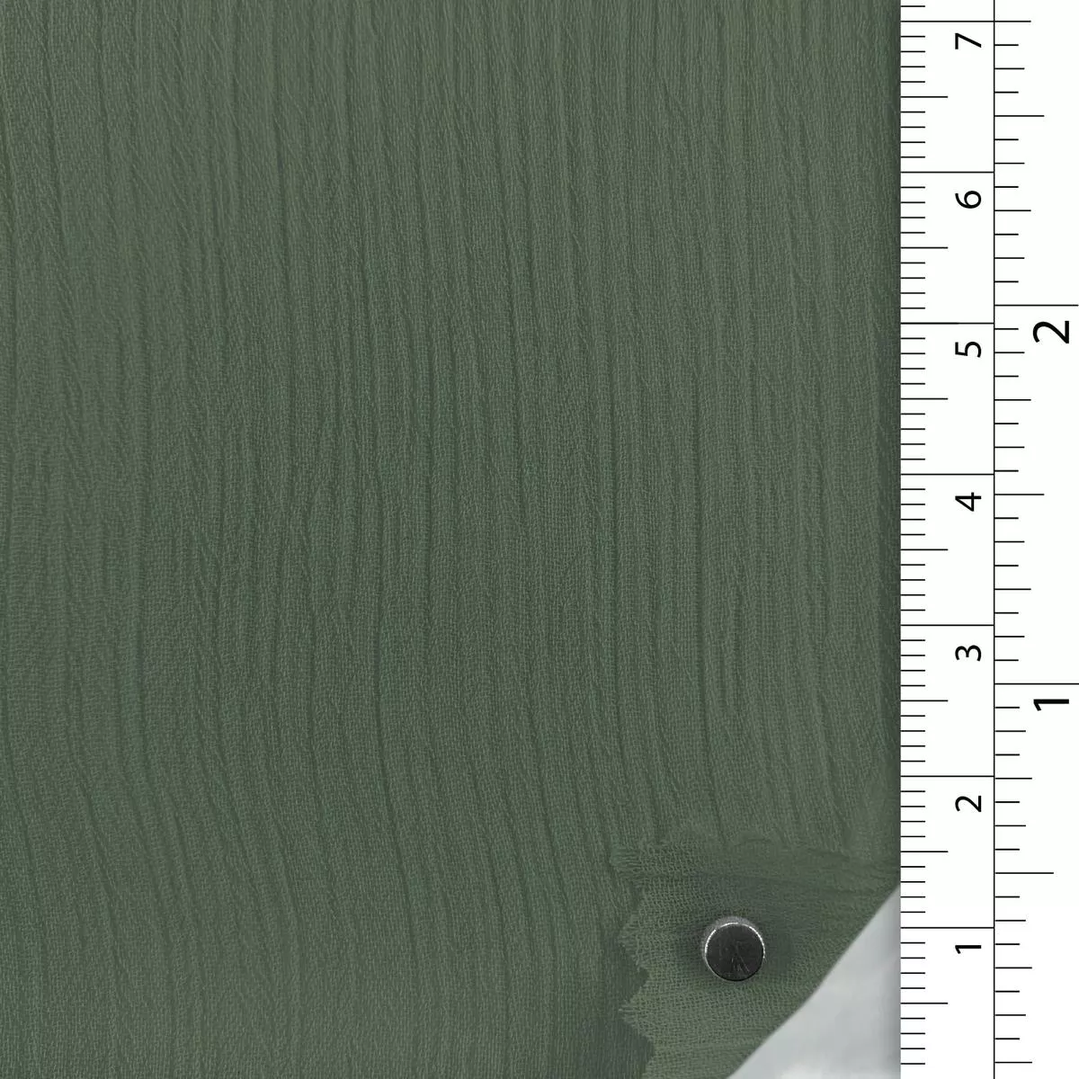 Solid Crinkled Polyester Crepon B002306 – Olive Green 11173