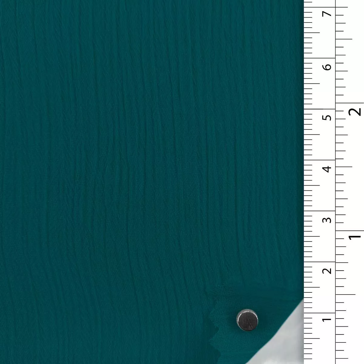 Solid Crinkled Polyester Crepon B002306 – Teal 11193