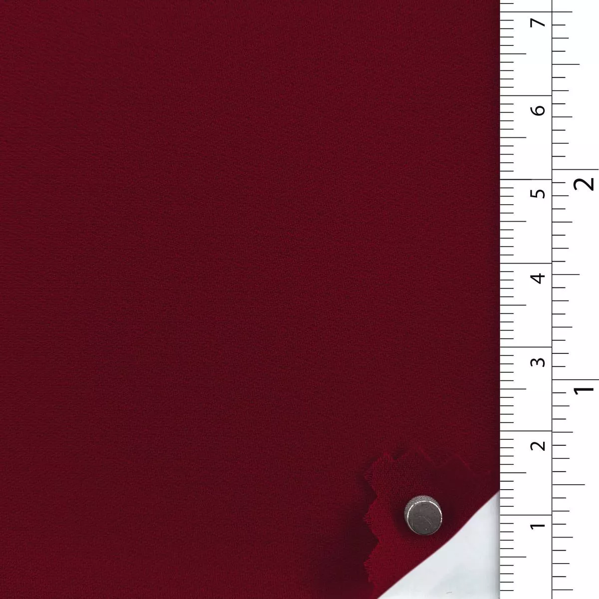 Solid Polyester Crepe B002317 – Burgundy 12210