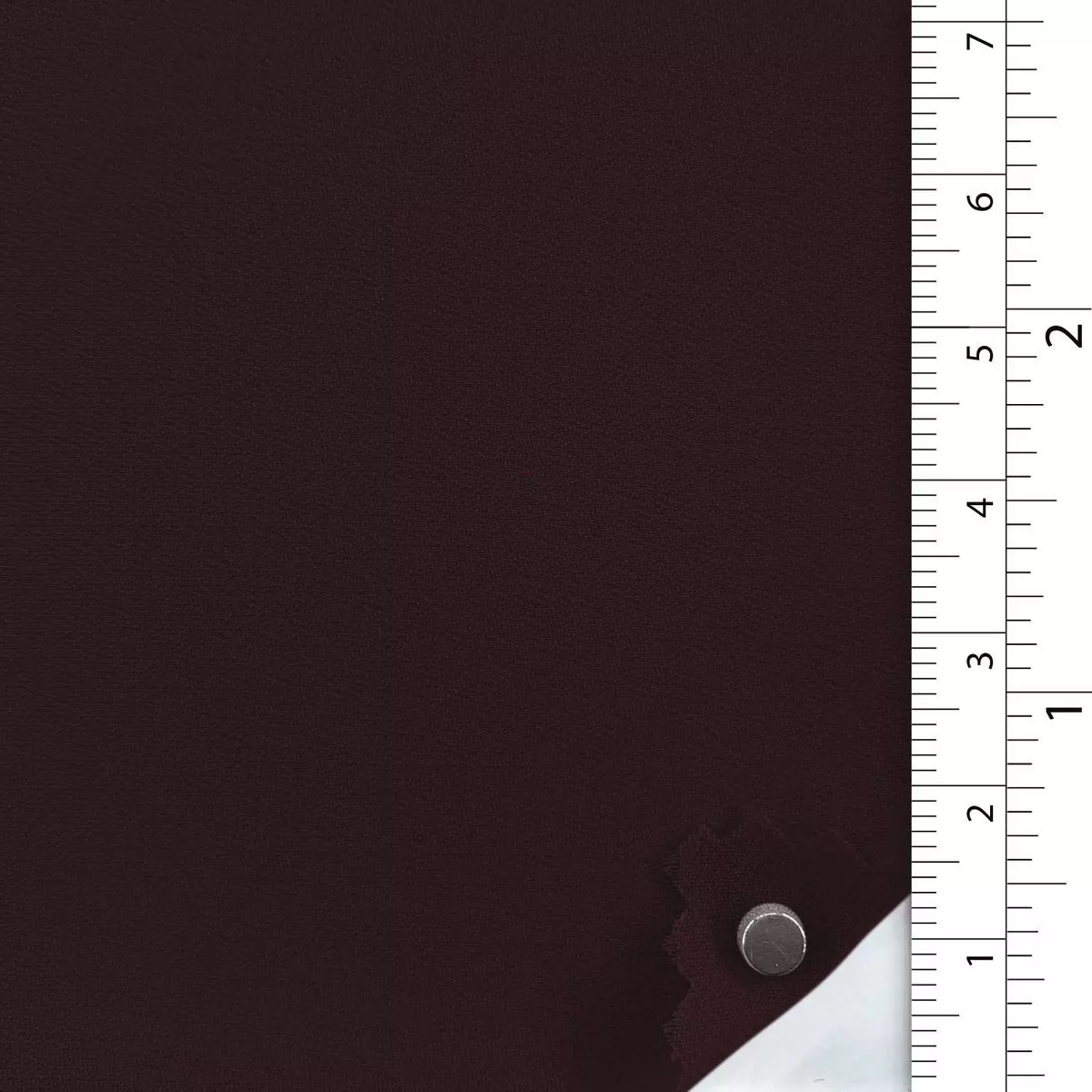 Solid Polyester Crepe B002317 – Coffee 12277
