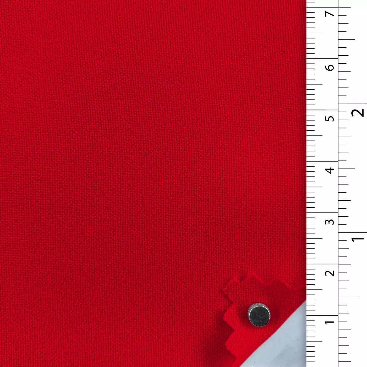 Solid Polyester Crepe B002335 – Red 13183