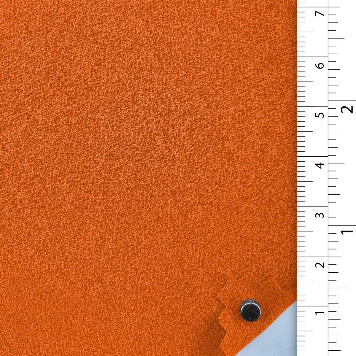 Solid Polyester Crepe B002339 – Orange 13303