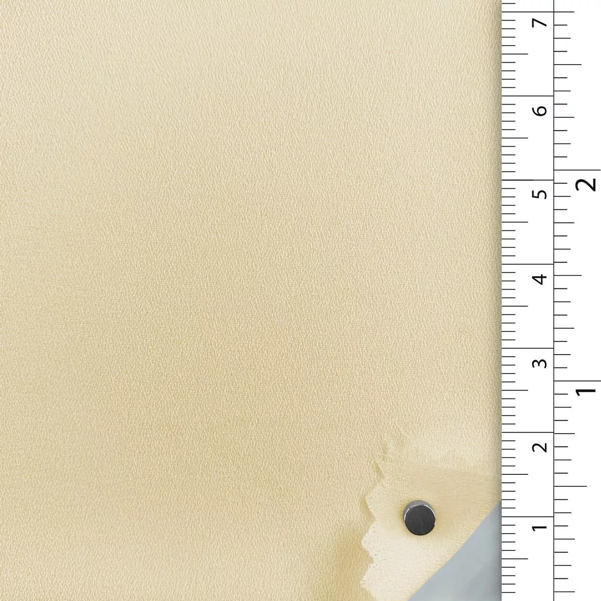 Solid Polyester Georgette B002310 – Pastel Yellow 11414