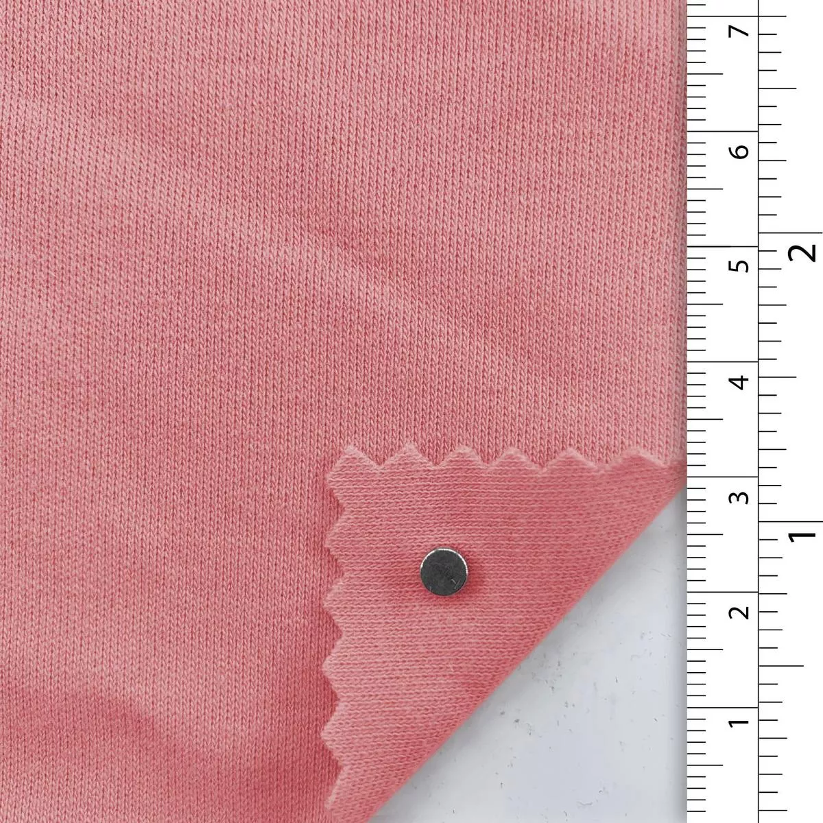 Solid Stretch Back Peached Combed Cotton Double Knit / Interlock A110319 – Pink 9689