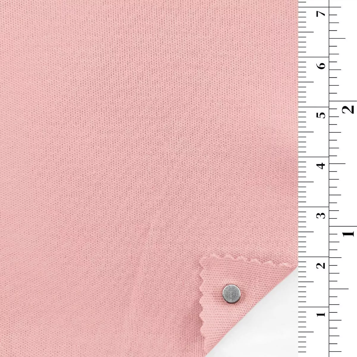 Solid Stretch Combed Cotton Double Knit / Interlock A106311 – Pink 7347