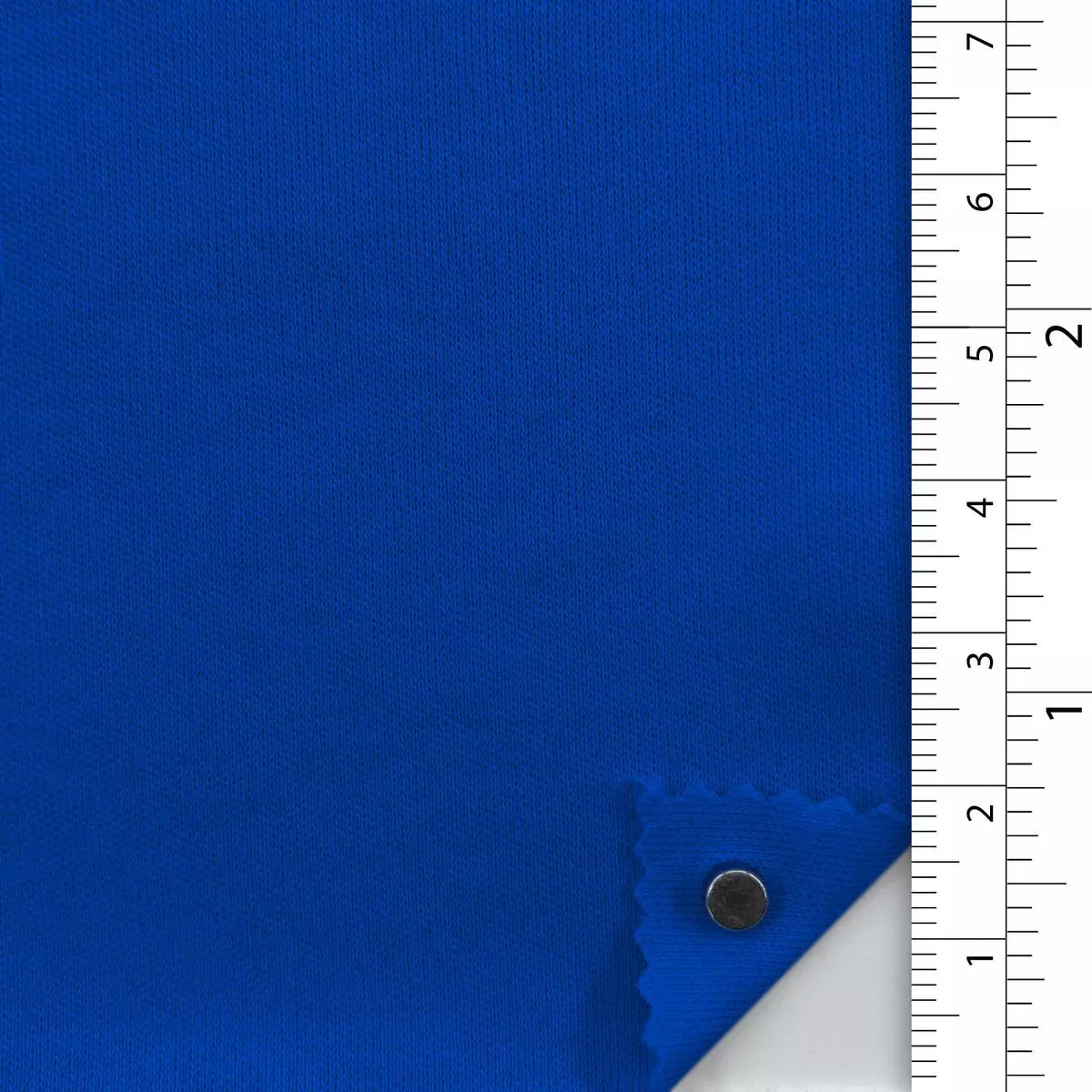 Solid Stretch Combed Cotton Double Knit / Interlock A107317 – Blue 8084