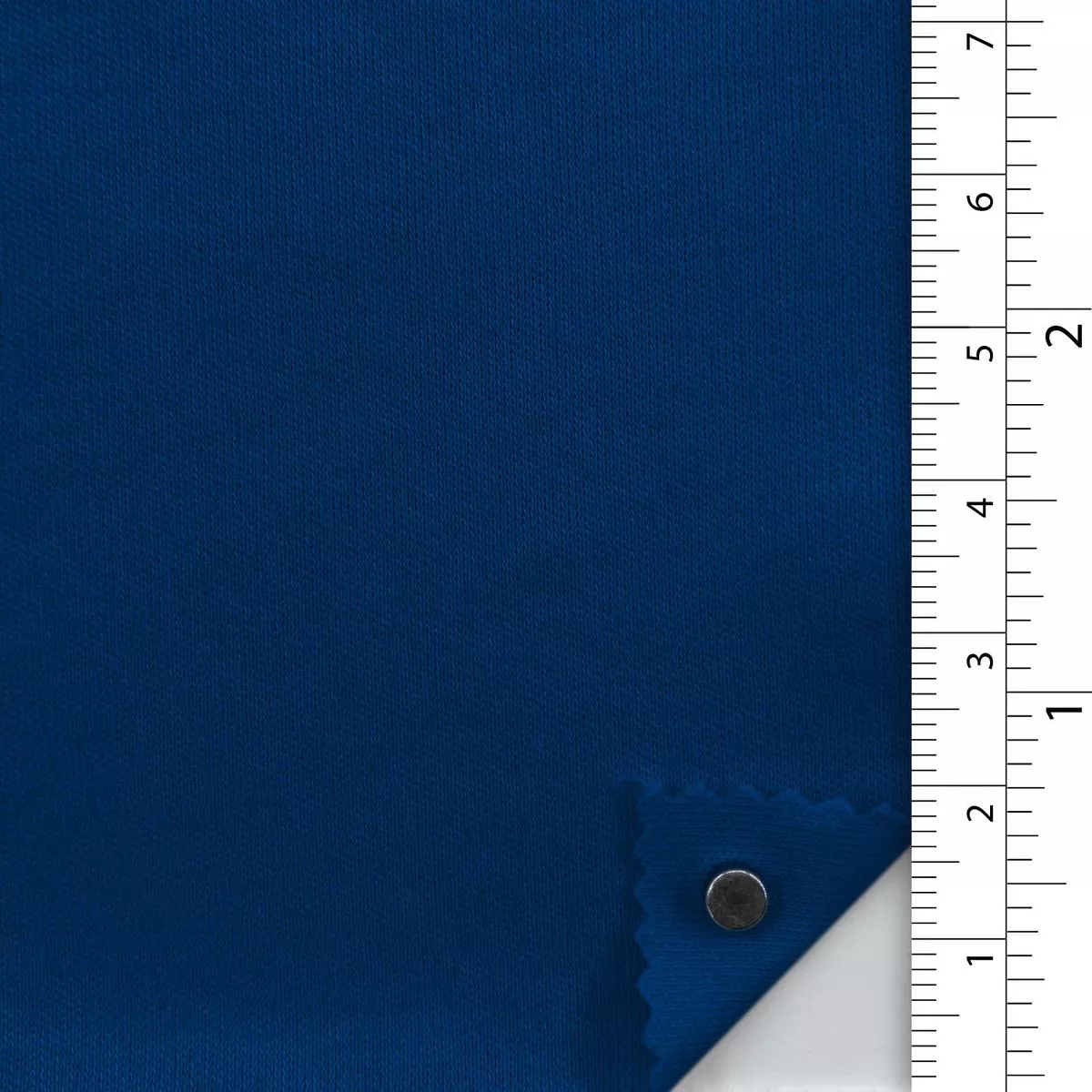 Solid Stretch Combed Cotton Double Knit / Interlock A107317 – Blue 8089