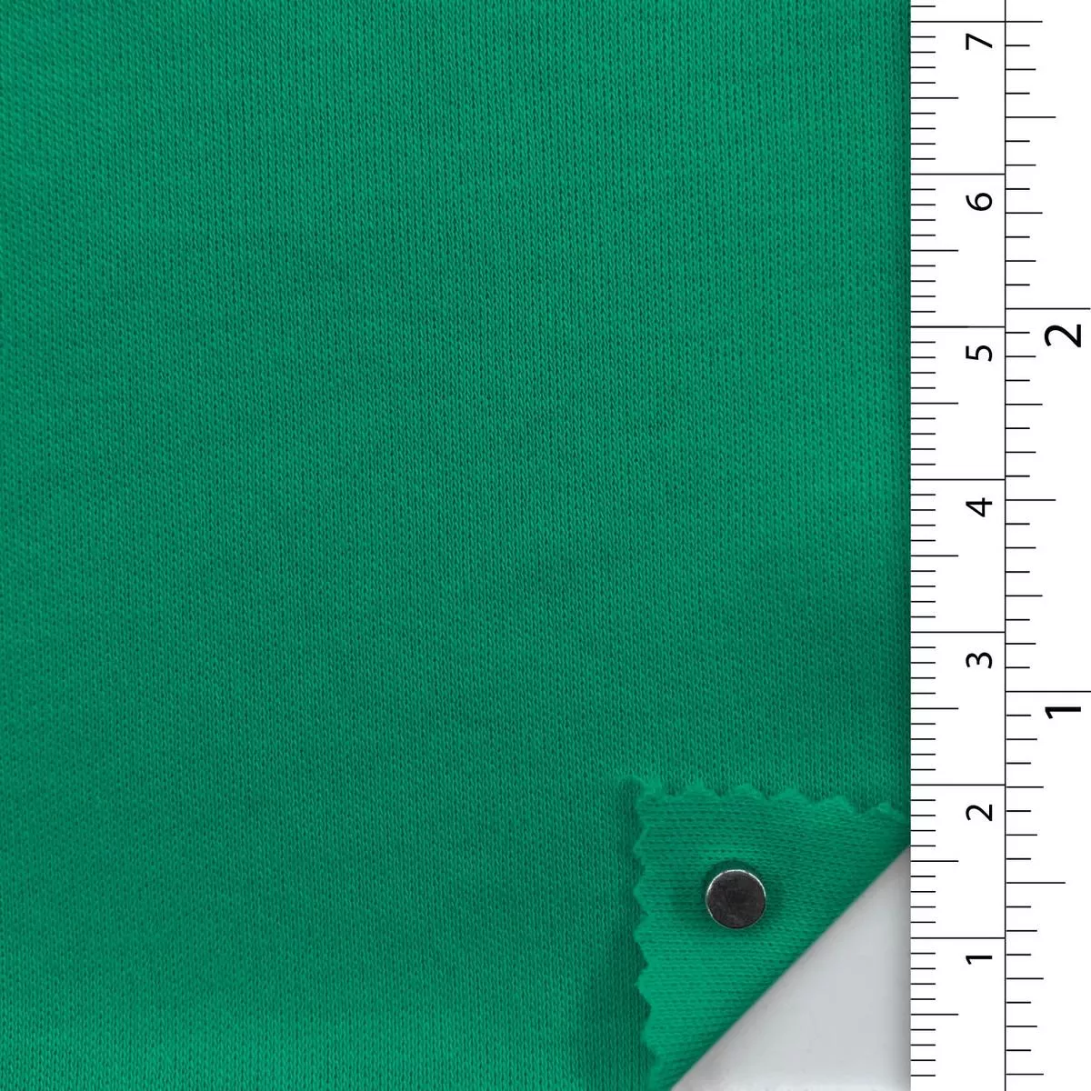 Solid Stretch Combed Cotton Double Knit / Interlock A107317 – Green 8073