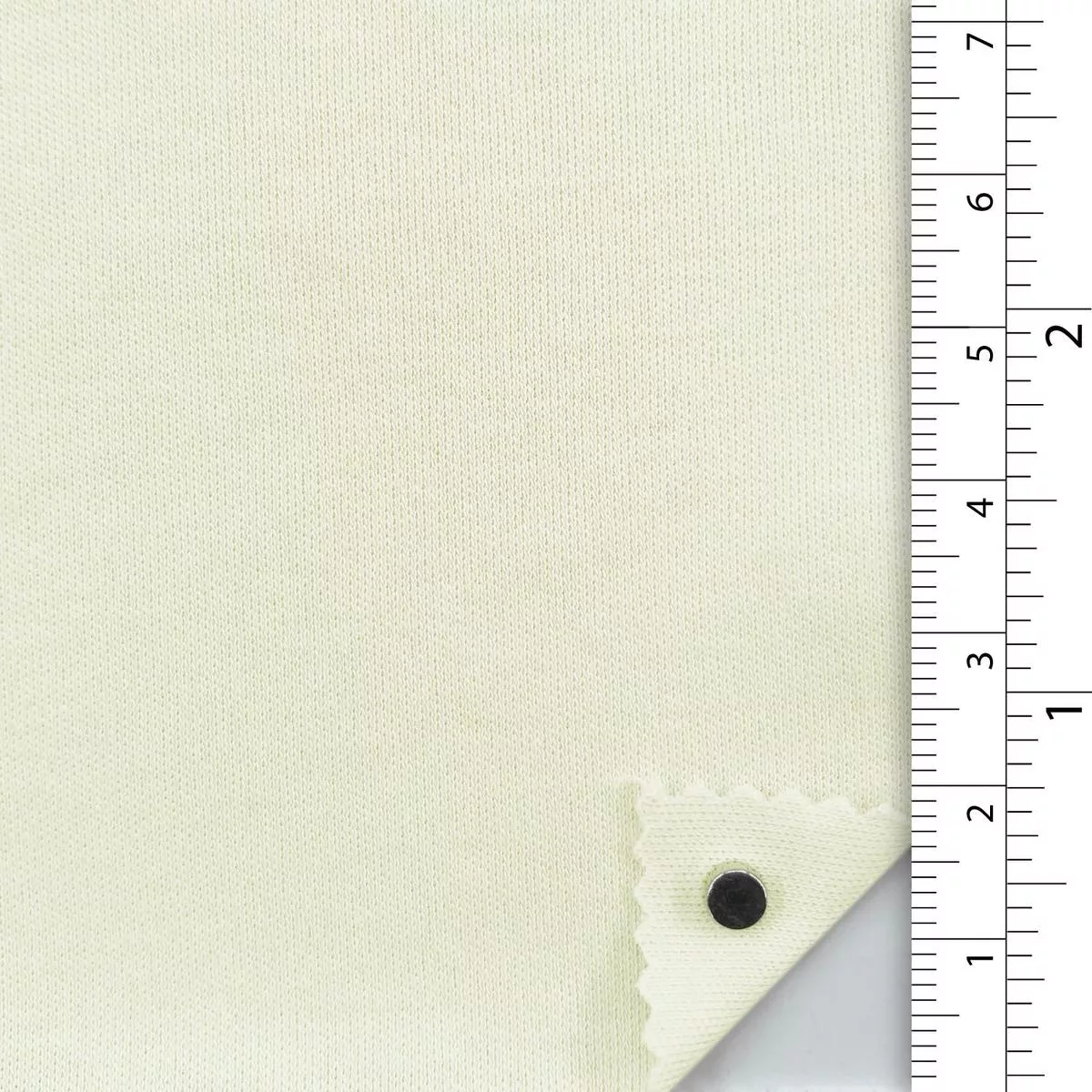 Solid Stretch Combed Cotton Double Knit / Interlock A107317 – Pastel Yellow 8041