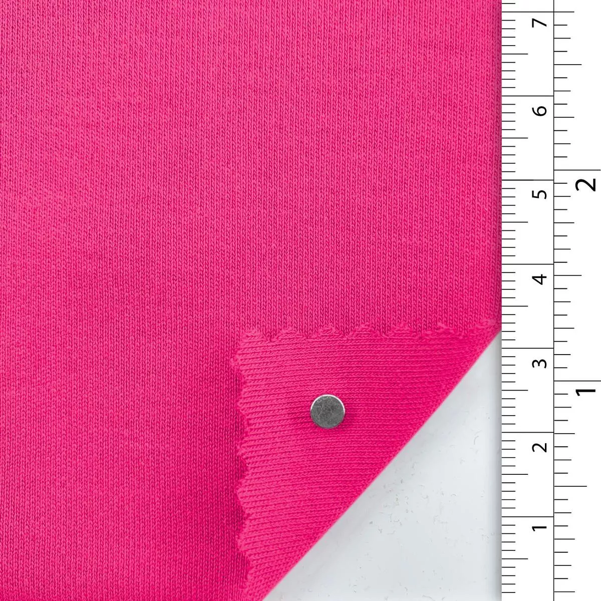 Solid Stretch Combed Cotton Double Knit / Interlock A110317 – Hot Pink 9562