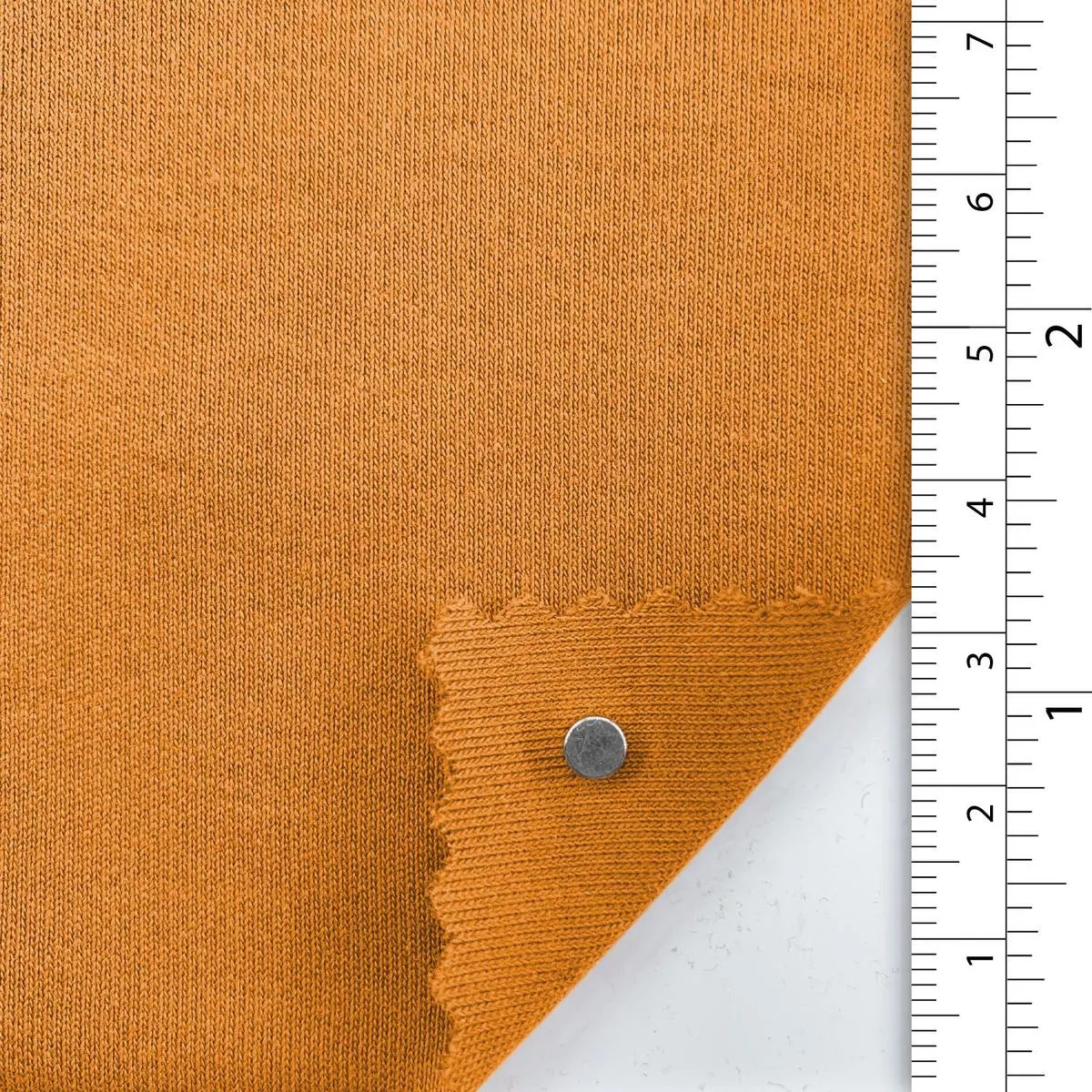 Solid Stretch Combed Cotton Double Knit / Interlock A110317 – Mustard Yellow 9543