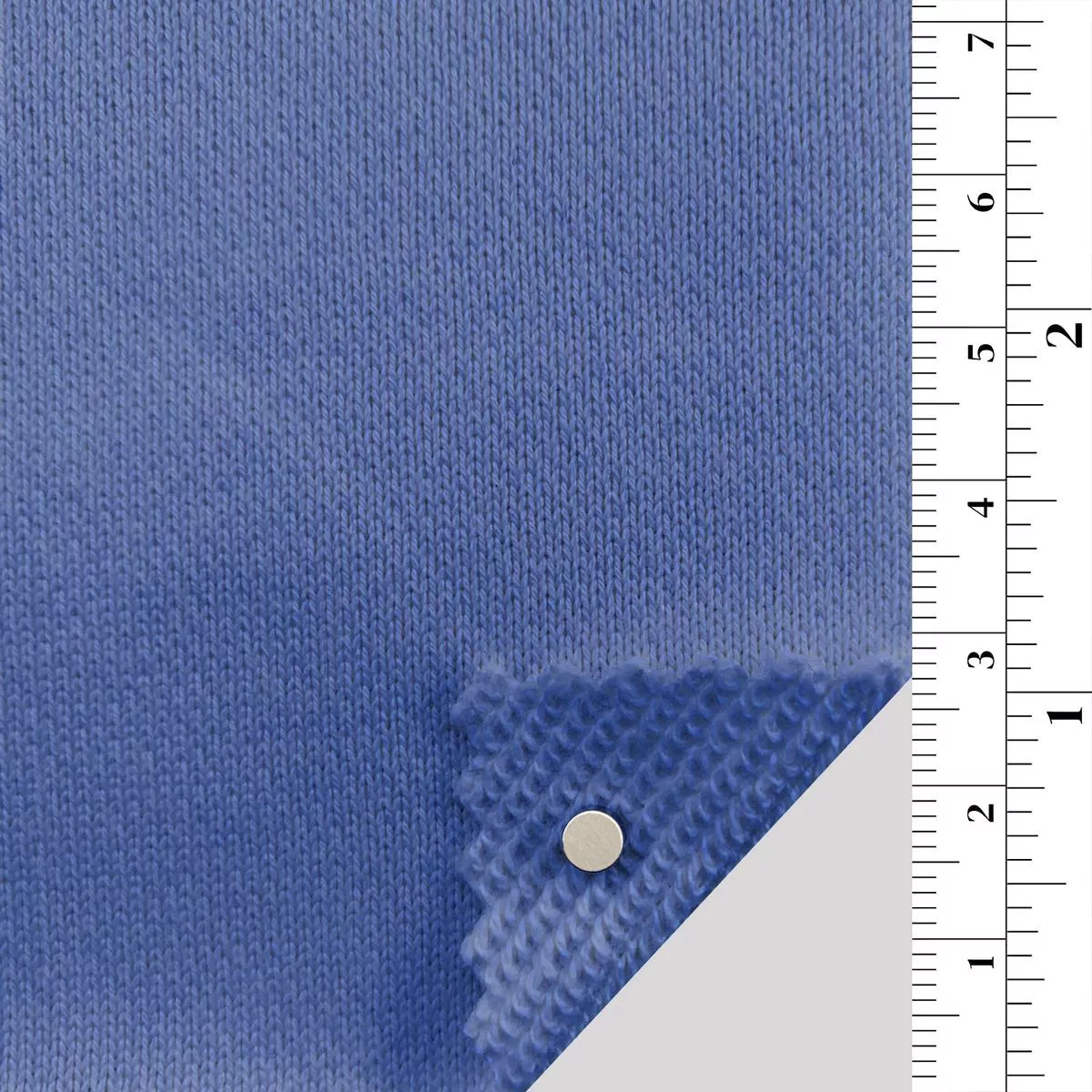Solid Stretch Combed Cotton French Terry A110301 – Sky Blue 8629