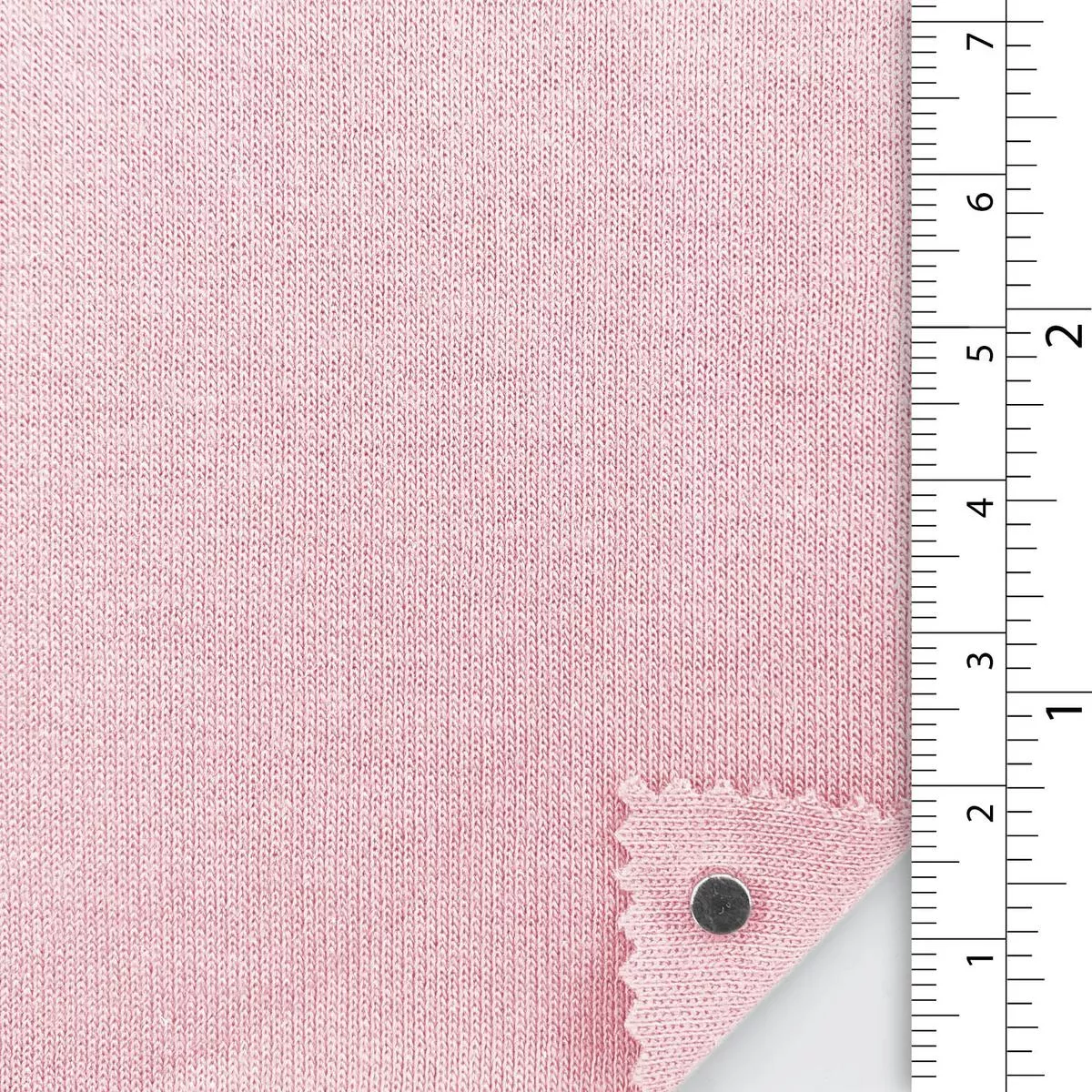 Solid Stretch Combed Cotton Polyester Double Knit / Interlock A107316 – Pastel Red 8012