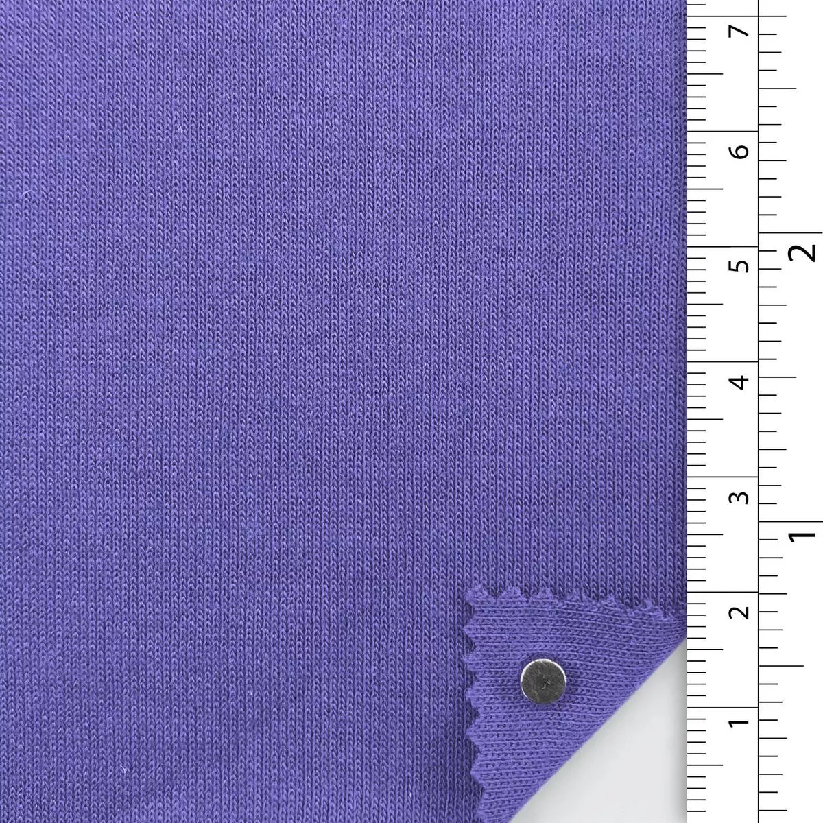 Solid Stretch Combed Cotton Polyester Double Knit / Interlock A107316 – Purple 8014