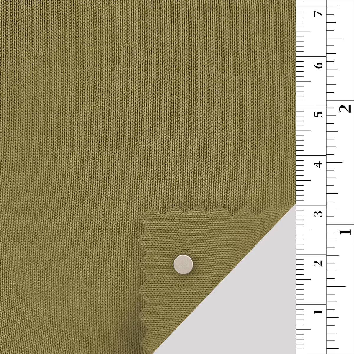Solid Stretch Combed Cotton Polyester Double Knit / Interlock A110304 – Pear 8801