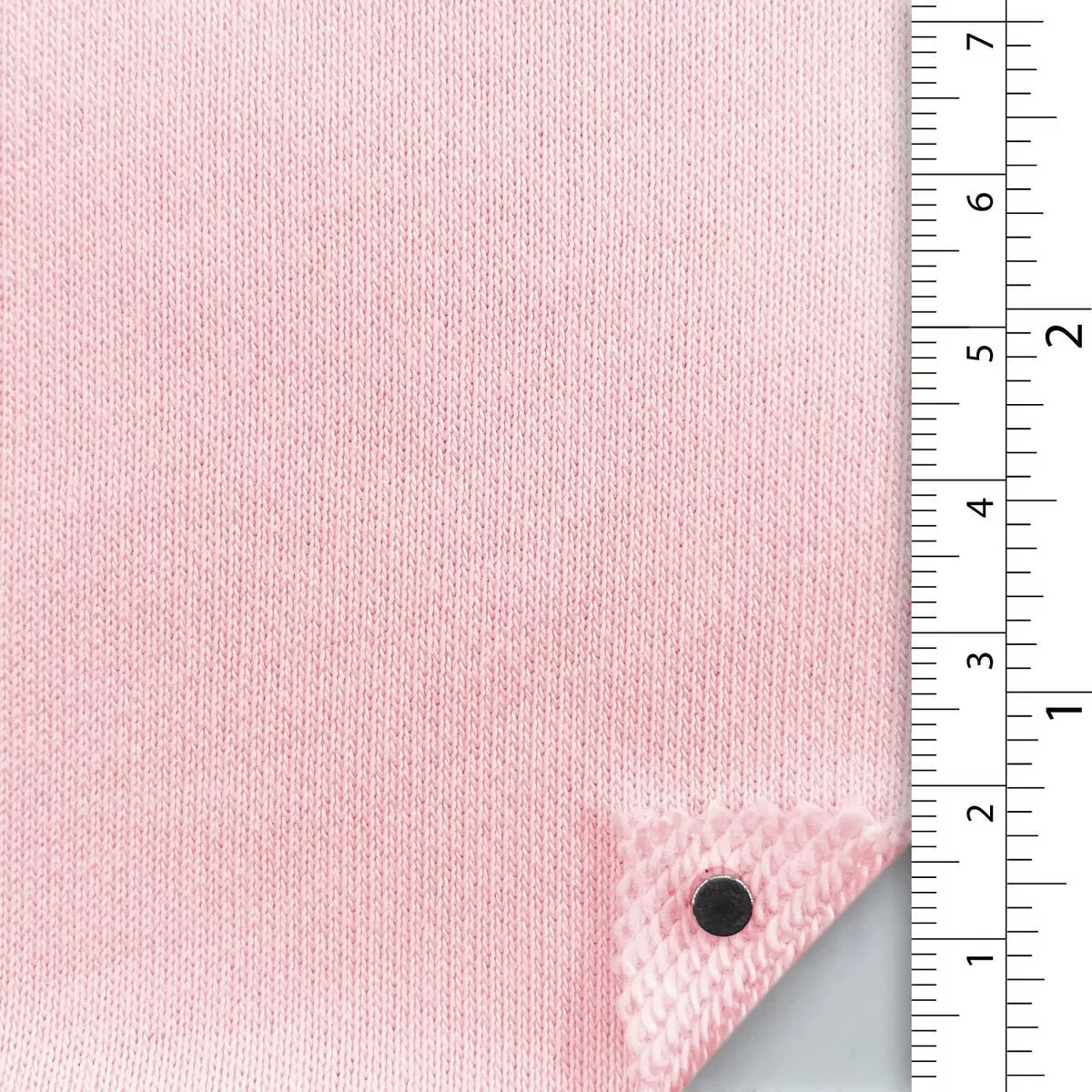Solid Stretch Combed Cotton Polyester French Terry A107323 – Pink 8335