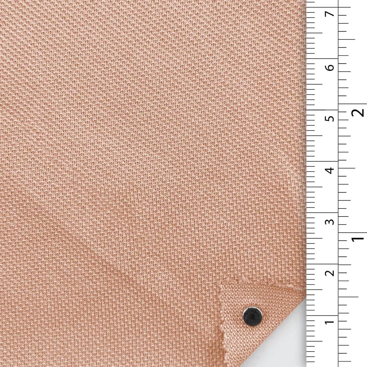 Solid Stretch Combed Cotton Polyester Pique A107320 – Apricot 8219