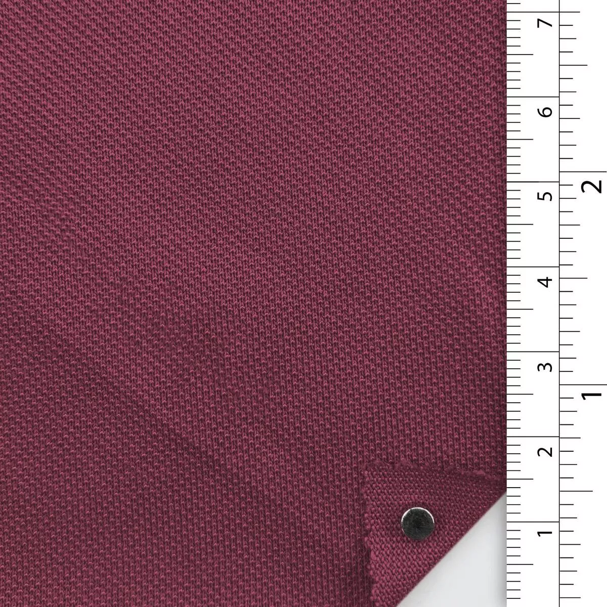 Solid Stretch Combed Cotton Polyester Pique A107320 – Rose 8207