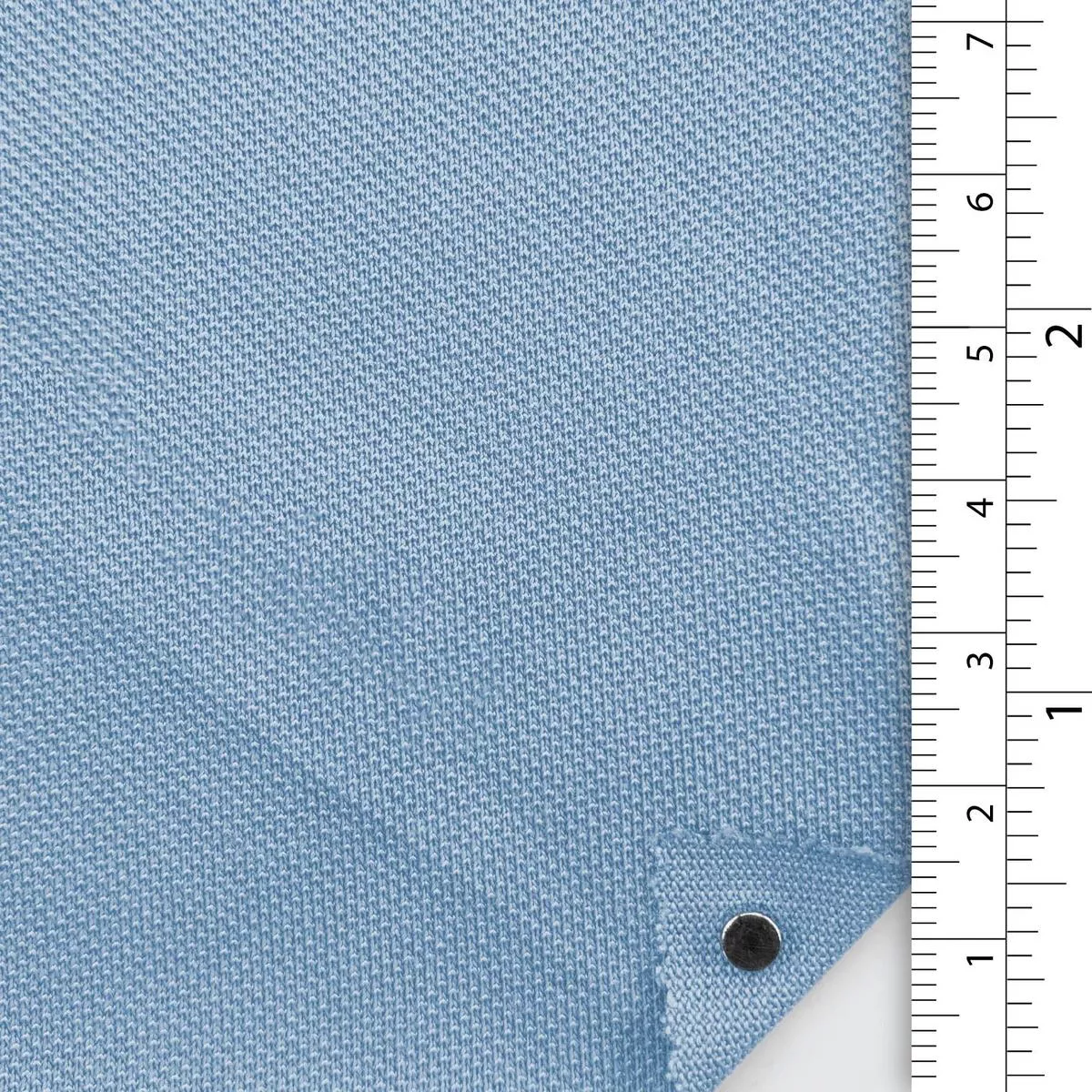 Solid Stretch Combed Cotton Polyester Pique A107320 – Sky Blue 8245