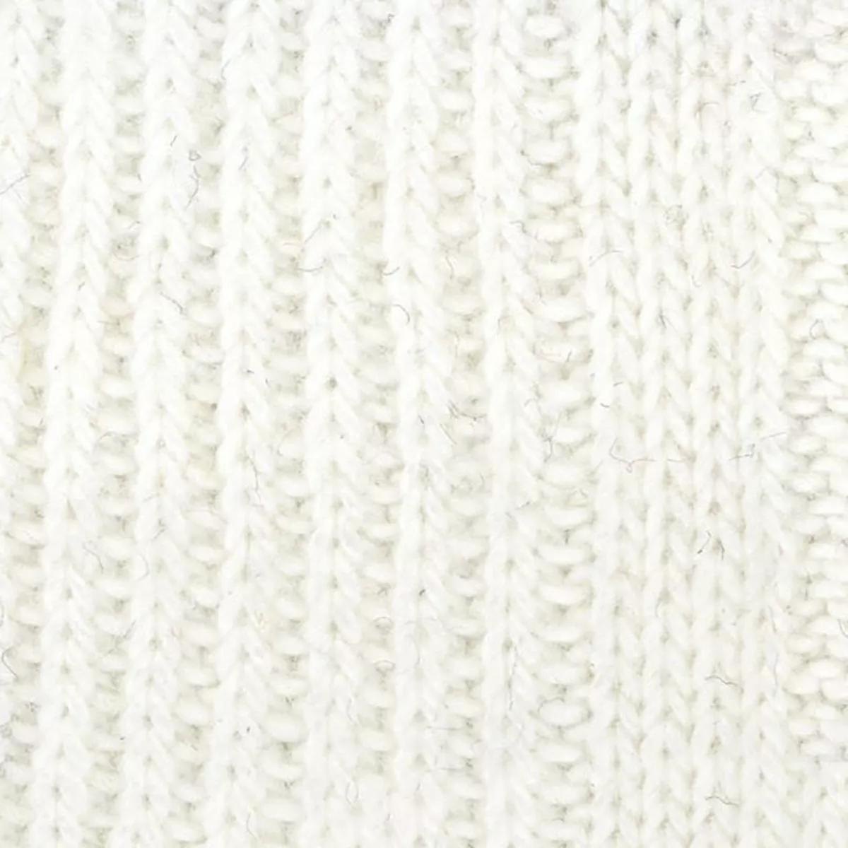 Solid Stretch Combed Cotton Rib Knit A029503 – Natural White 1