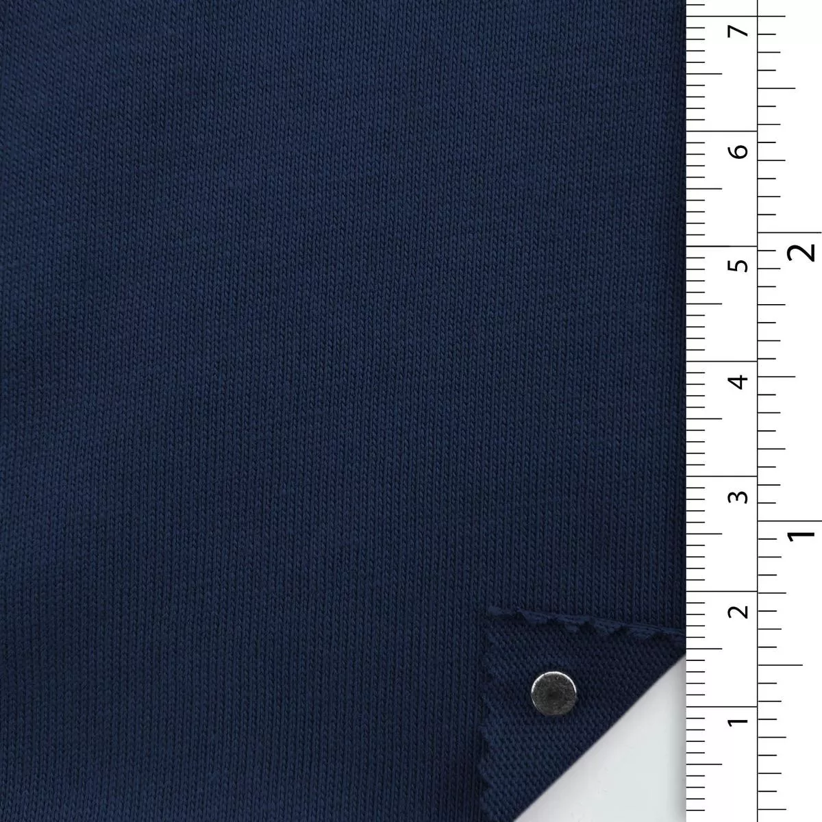 Solid Stretch Combed Cotton Single Jersey A107322 – Navy Blue 8313