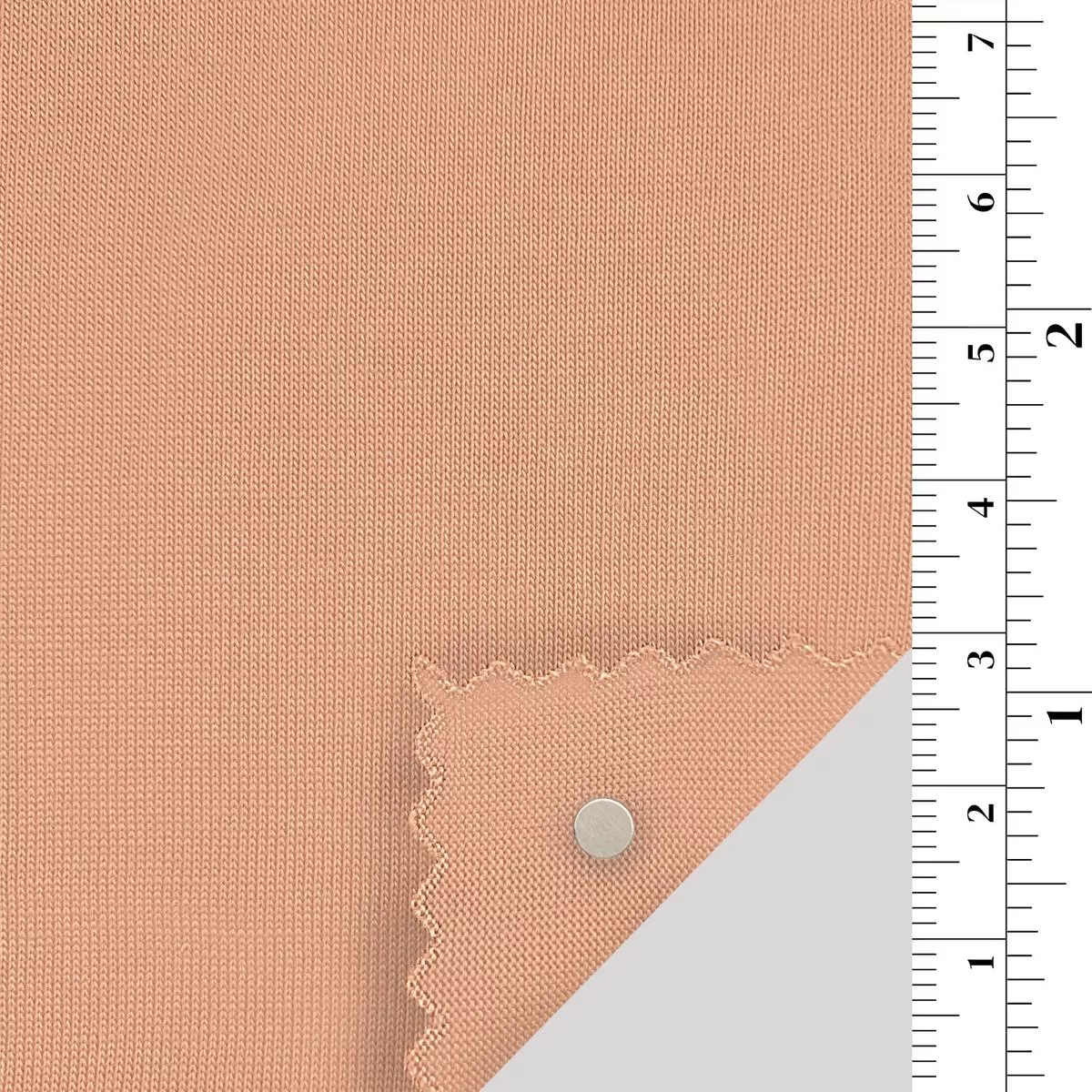 Solid Stretch Combed Cotton Viscose Single Jersey A110306 – Apricot 9003