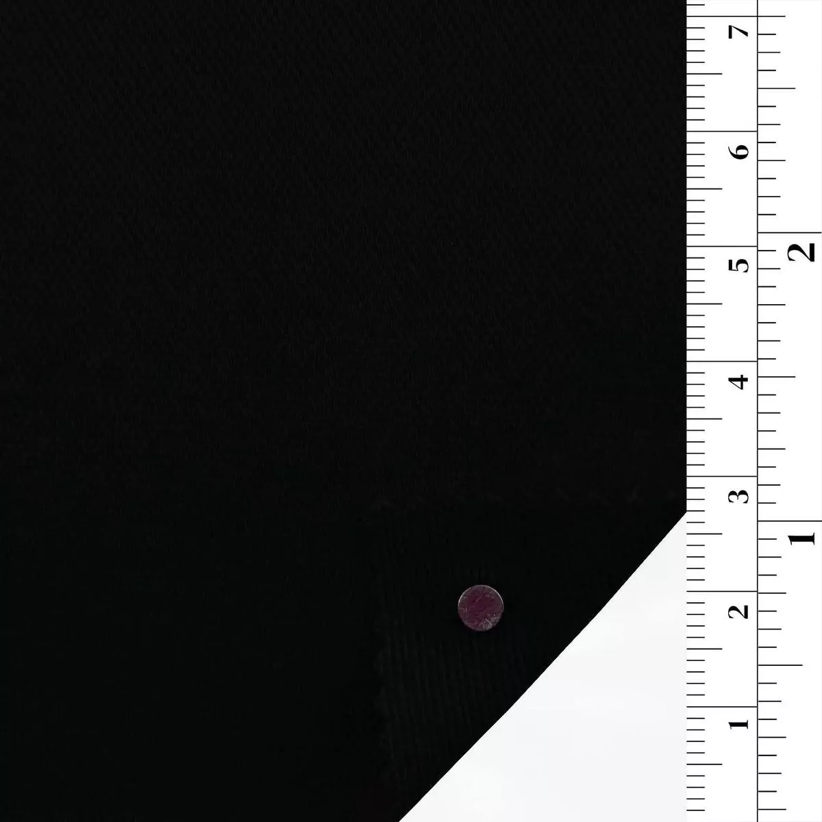 Solid Stretch Cotton Nylon Jacquard A009306 – Black 3115