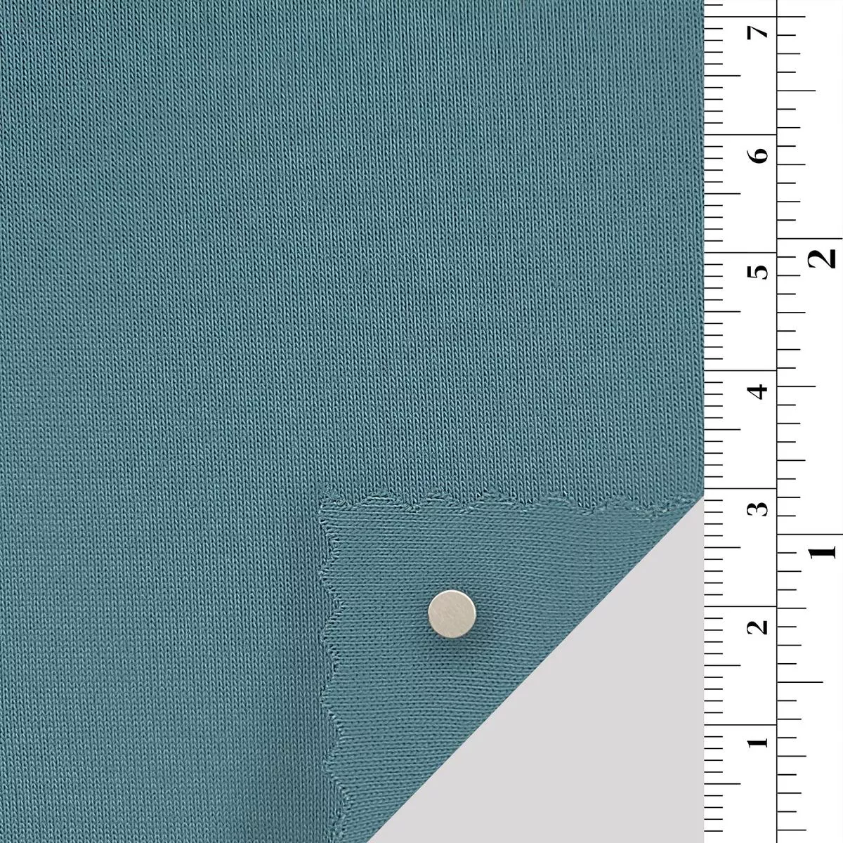 Solid Stretch Cotton Polyester Scuba A110309 – Turquoise 9118