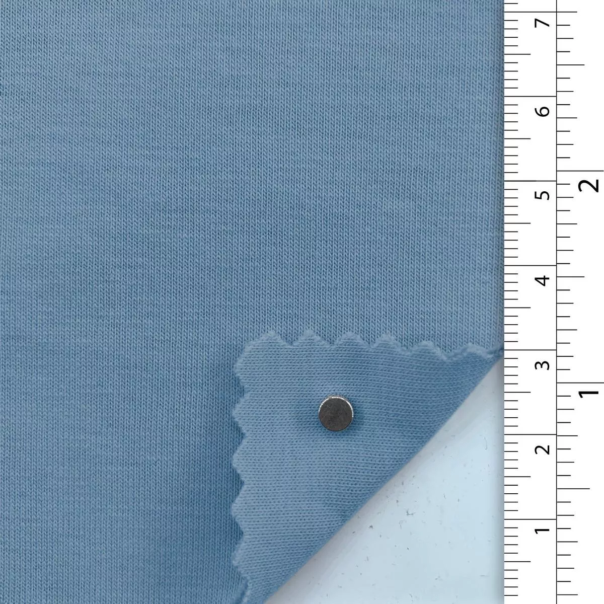 Solid Stretch Cotton Polyester Scuba A110320 – Sky Blue 9754